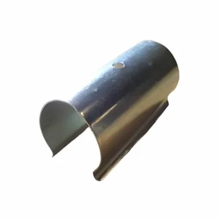 Clips de fixation ronds acier galvanisé Diamètre 50 x 20 Lot de 10