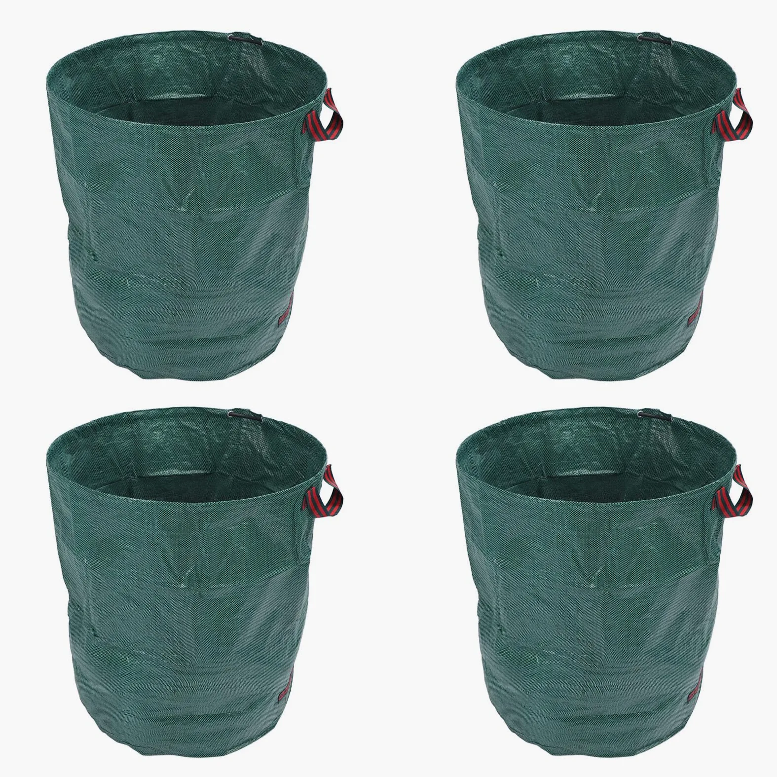 Generic Sacs à Feuilles de Jardin Réutilisables, 4 Pièces, Stockage Durable des Déchets de Grande capacité pour des Tâches de Jardinage Faciles, en Matériau PP (500L)