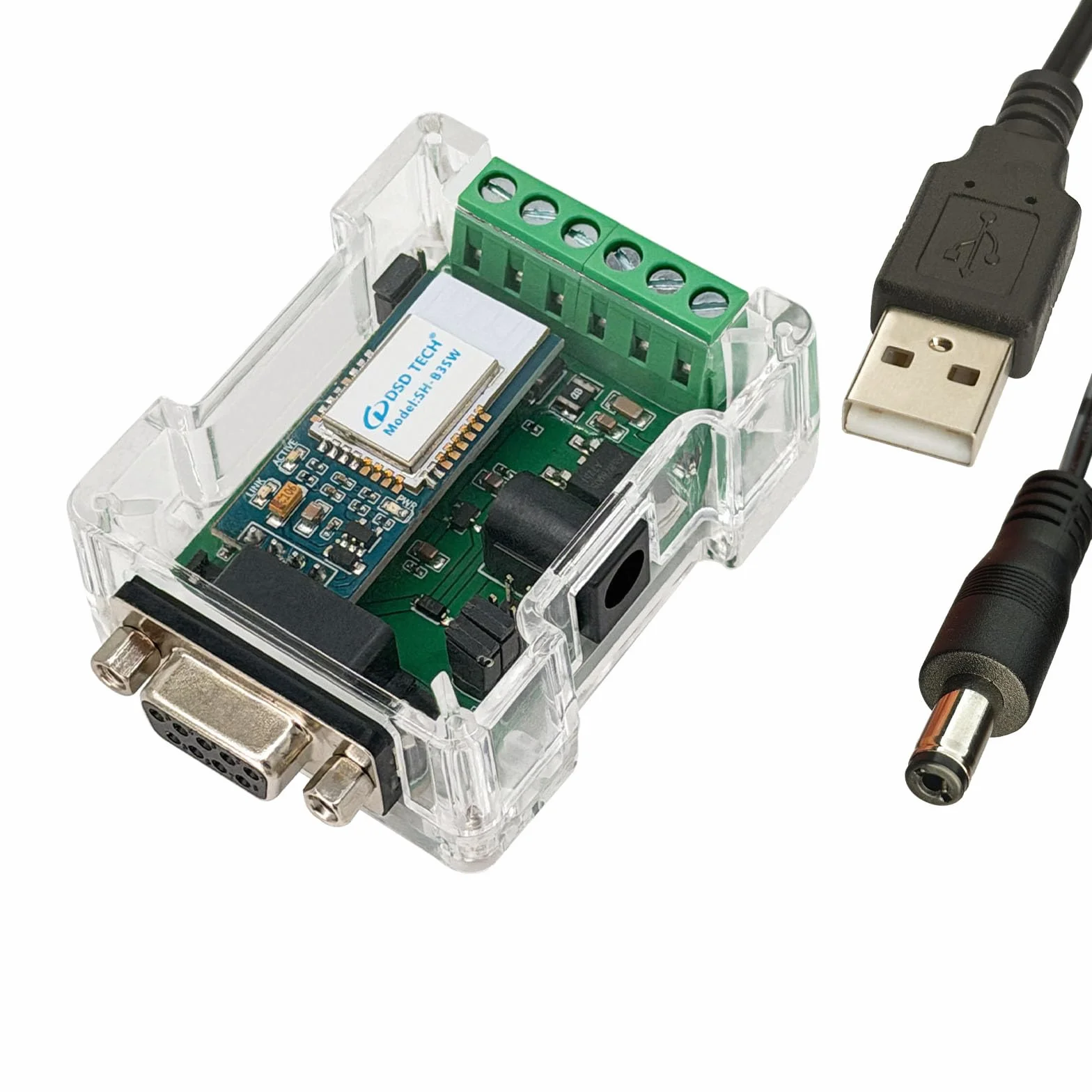 DSD TECH SH-B35W Adaptateur WiFi vers RS485 RS232 DTU
