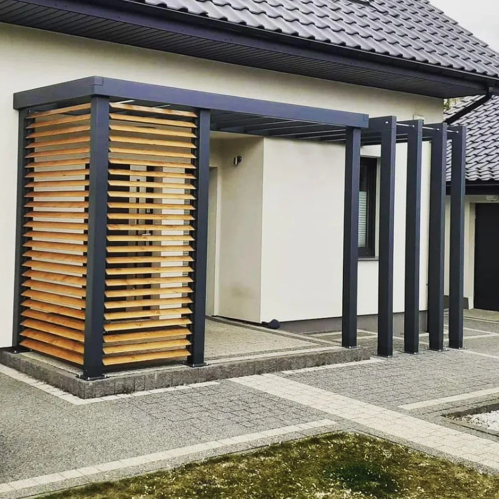 Système de quincaillerie pour pergola noir - Store de terrasse