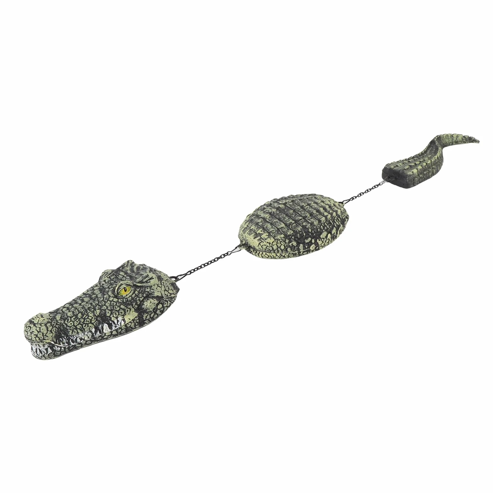 Leurre D'alligator Flottant Réaliste en Plastique 32,9 Pouces pour Décoration D'étang de Jardin