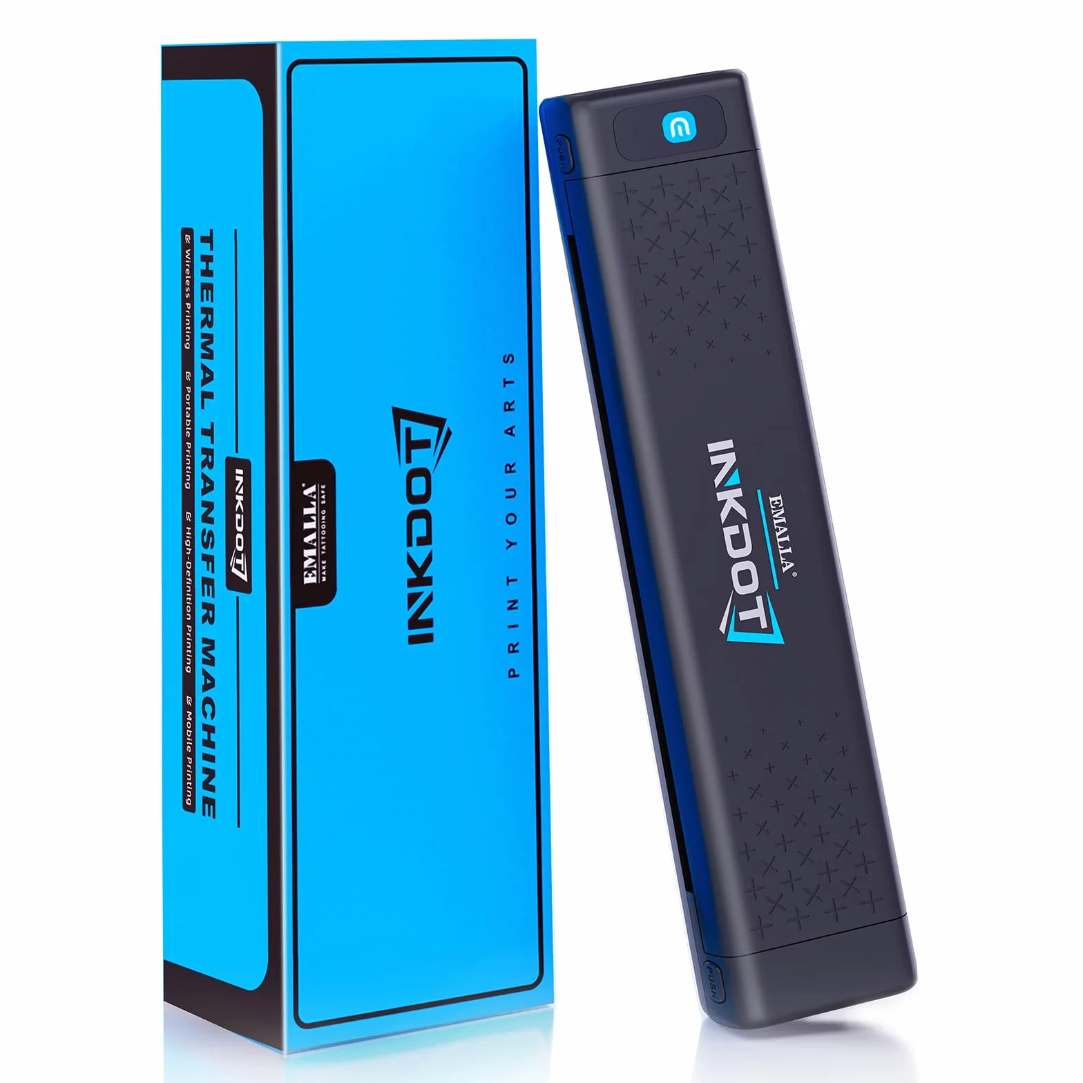 Imprimante de tatouage thermique Bluetooth 203 DPI haute résolution sans fil portable pour artistes iOS Windows