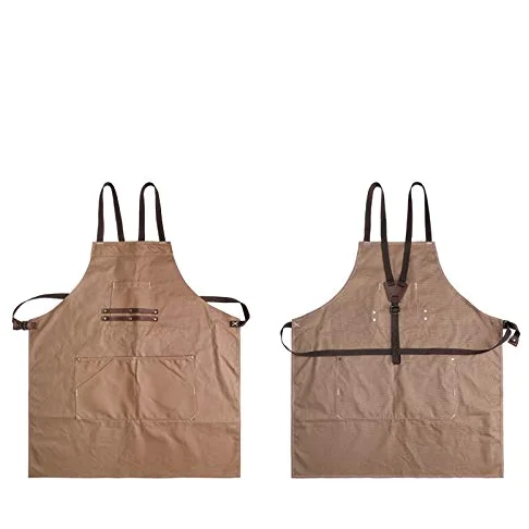 tablier Tabliers Tabliers de travail Tabliers multi-poches en toile imperméable coiffeur de charpentier Tabliers résistants à l'usure Barterner jardinier Unisexe