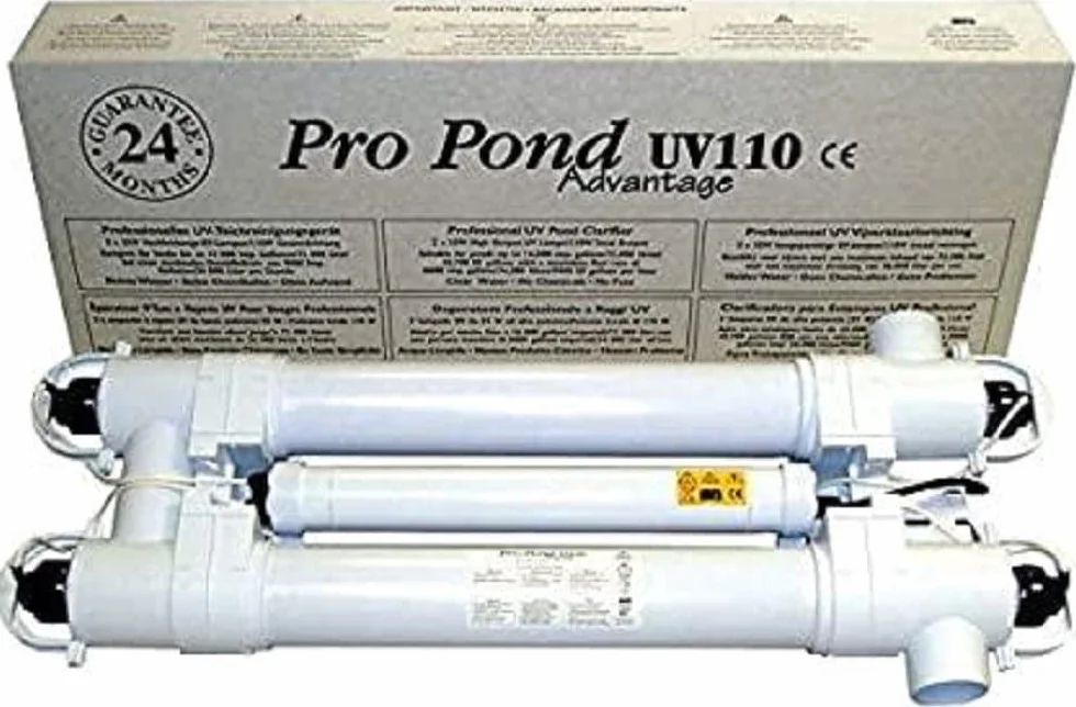 TMC Filter Pro Pond UV 110W TL Advantage, débit 36 m3/h, capacité 72 m3, raccords 63 mm
