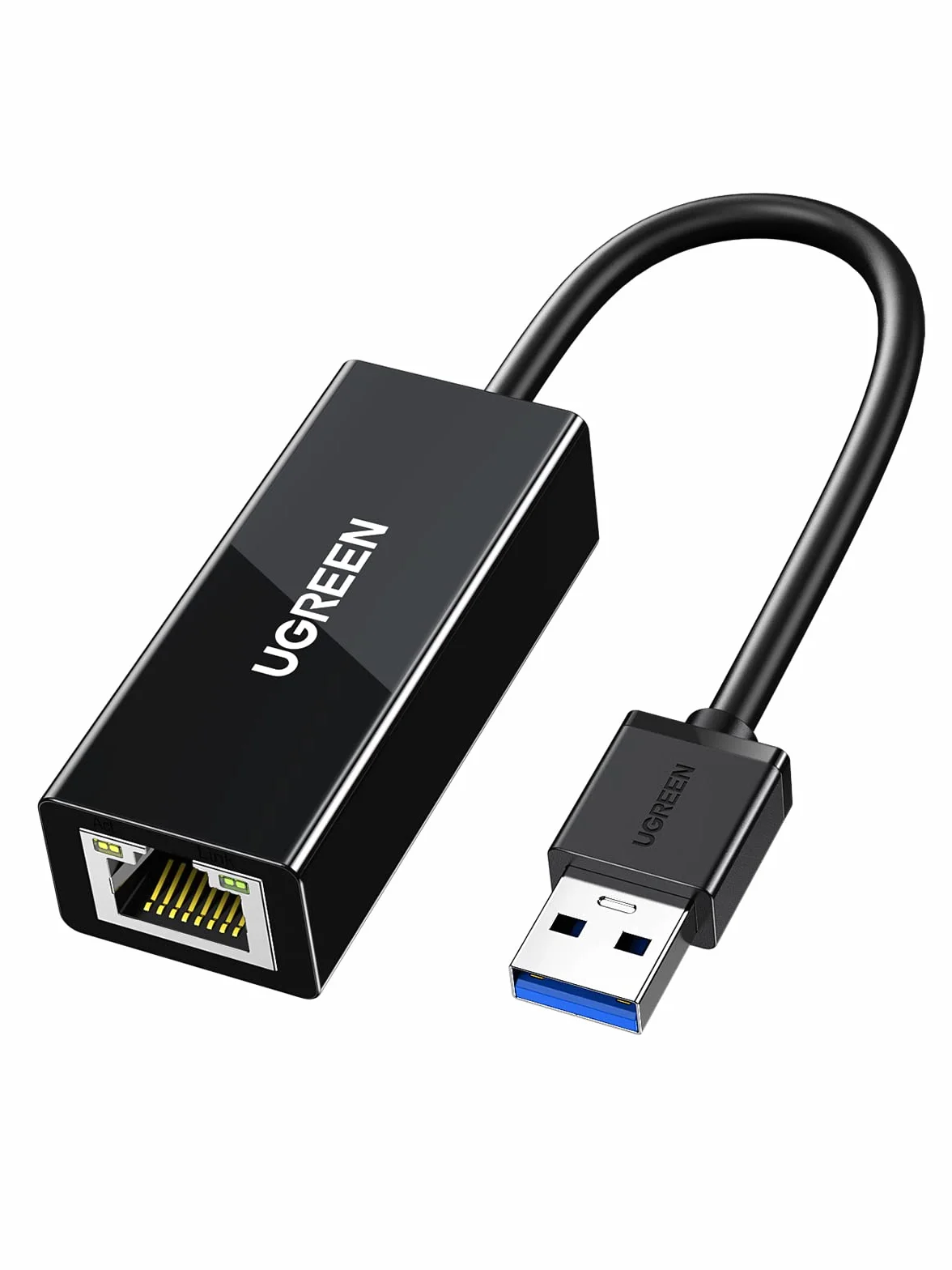 UGREEN Adaptateur USB 3.0 Ethernet Gigabit RJ45 1000Mbps Réseau LAN Noir