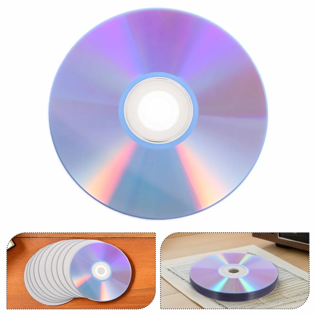 DVD-RW Vierges Réinscriptibles 10 Pièces Lot pour Sauvegarde Données Audio PC