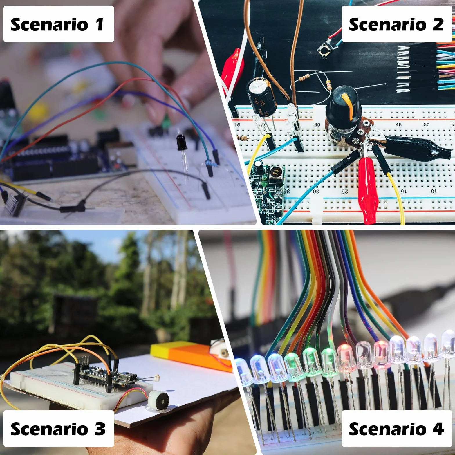 Kit de démarrage ESP32 ESP-32S compatible Arduino pour débutants électronique