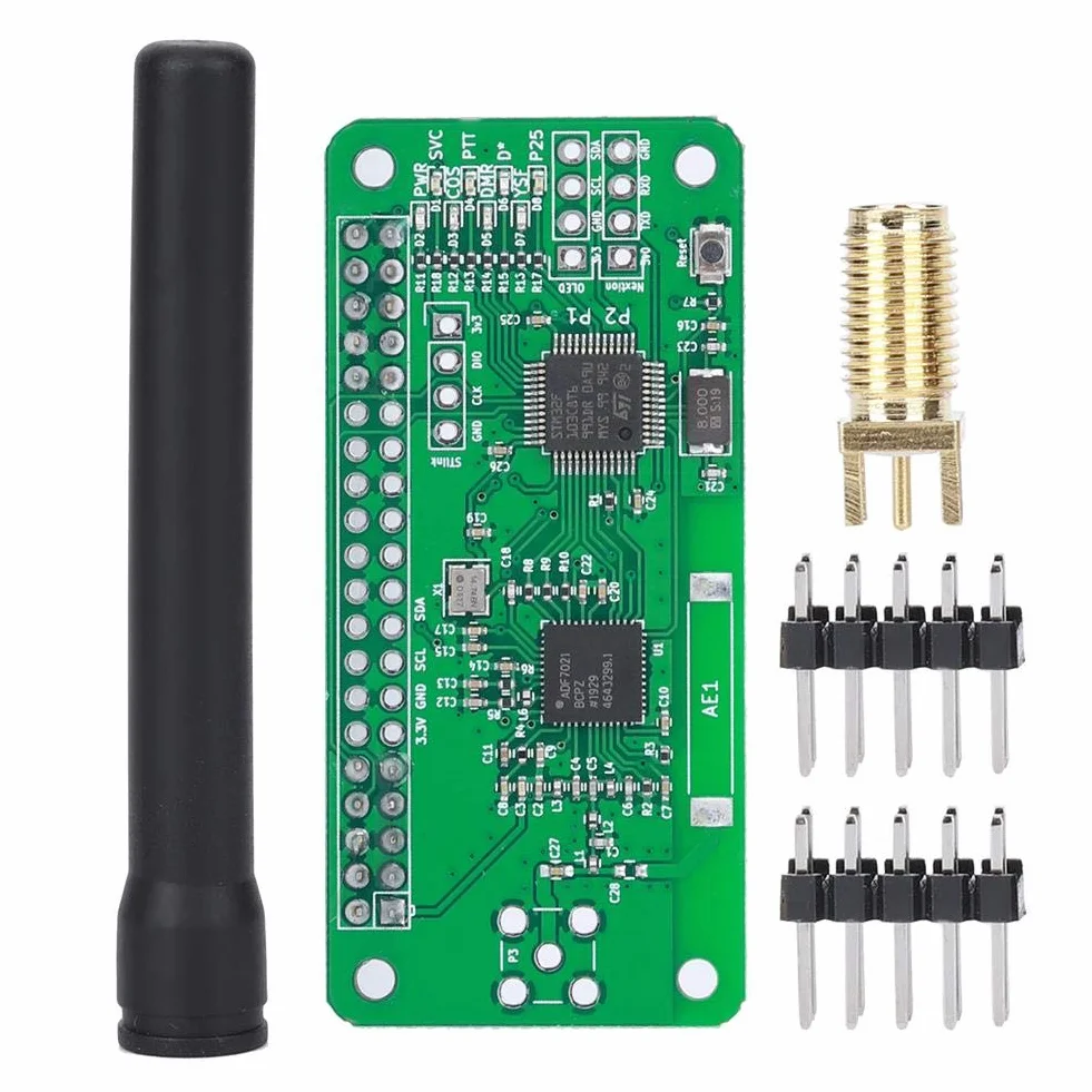 Mini station de radio Hotspot MMDVM avec antenne UHF D-Star P25 DMR YSF modem vocal numérique WiFi pour Raspberry Pi