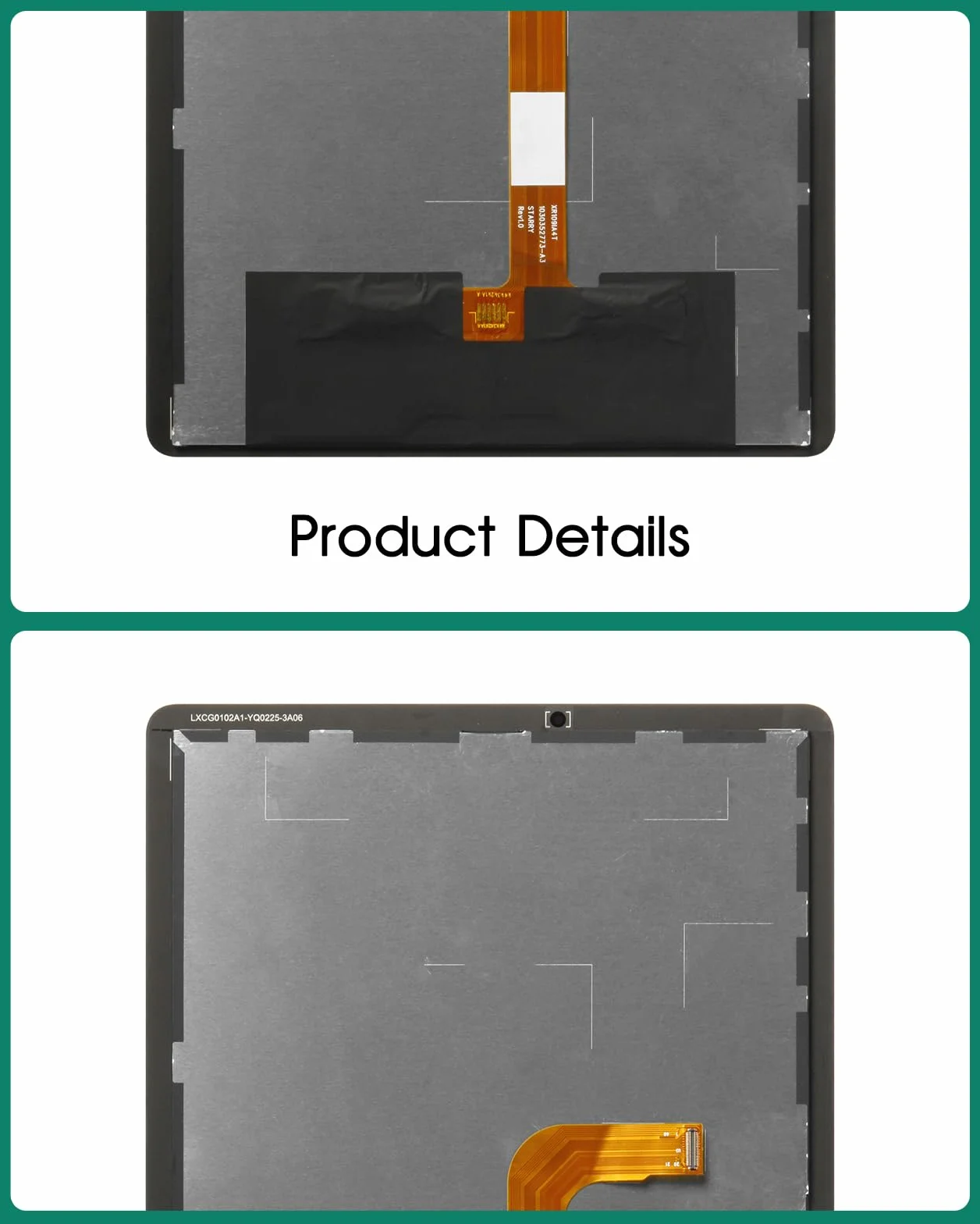 Écran de rechange Samsung Galaxy Tab A9+ LCD Affichage Digitizer Assemblage SM-X210 SM-X215 SM-X216B Noir
