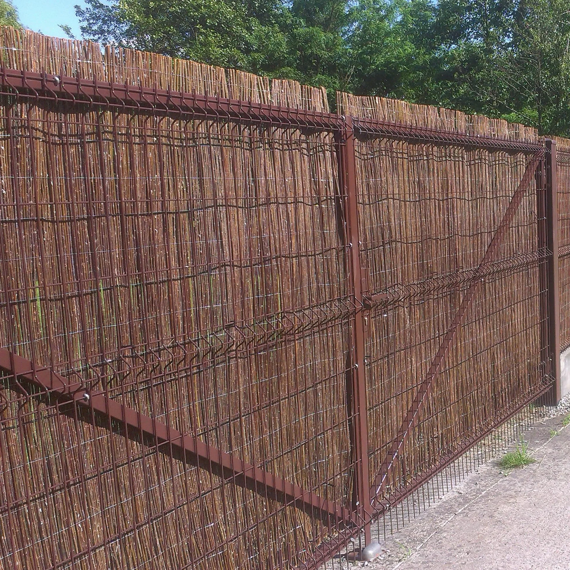 Canisse Osier Déco Naturelle 40 x 300 cm Brise Vue Jardin Balcon Cloture Exterieur Pare Soleil