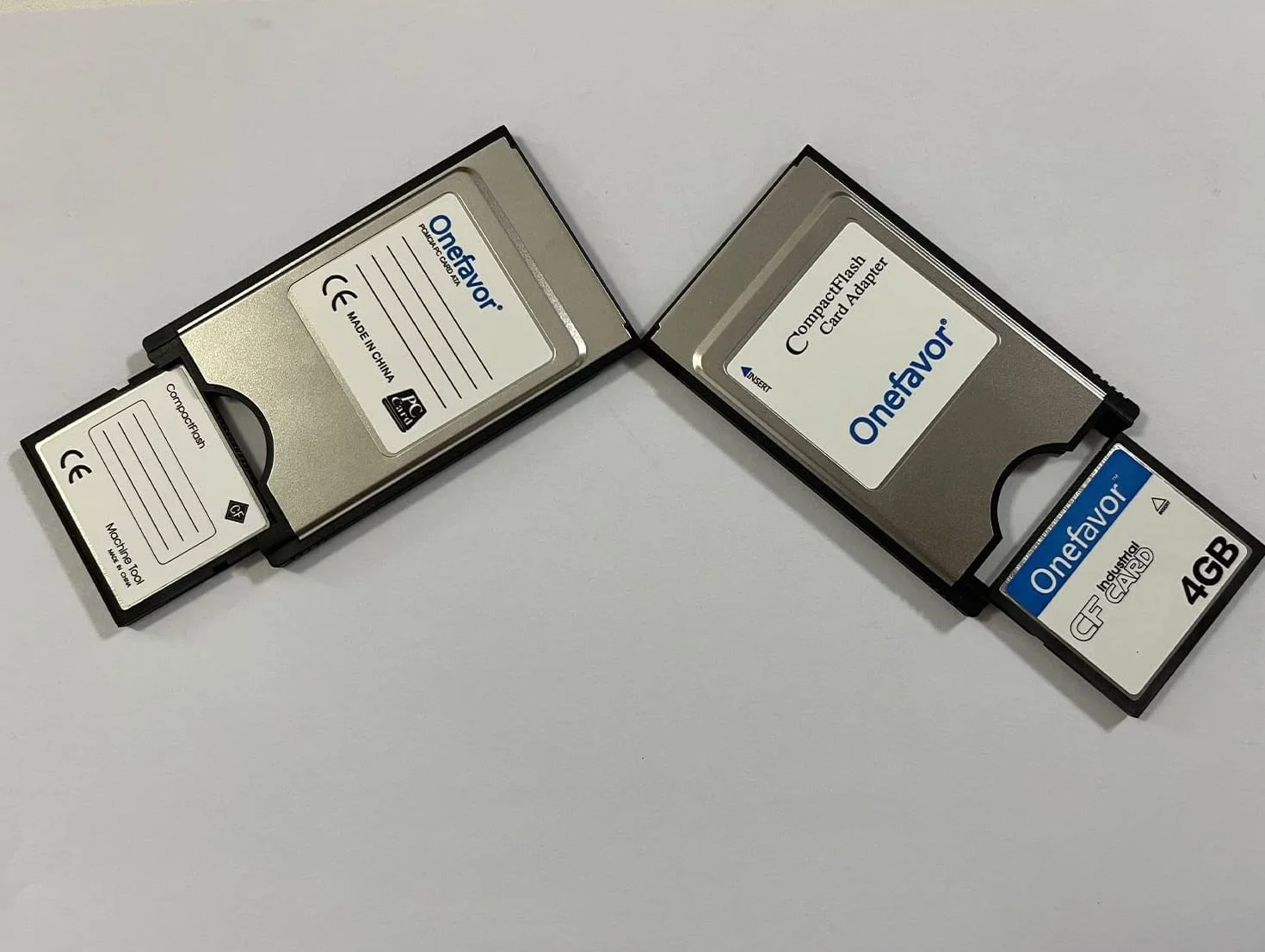 Compact Flash Memory Card for CNC Machine, PCMCIA Adapter, 512 MB