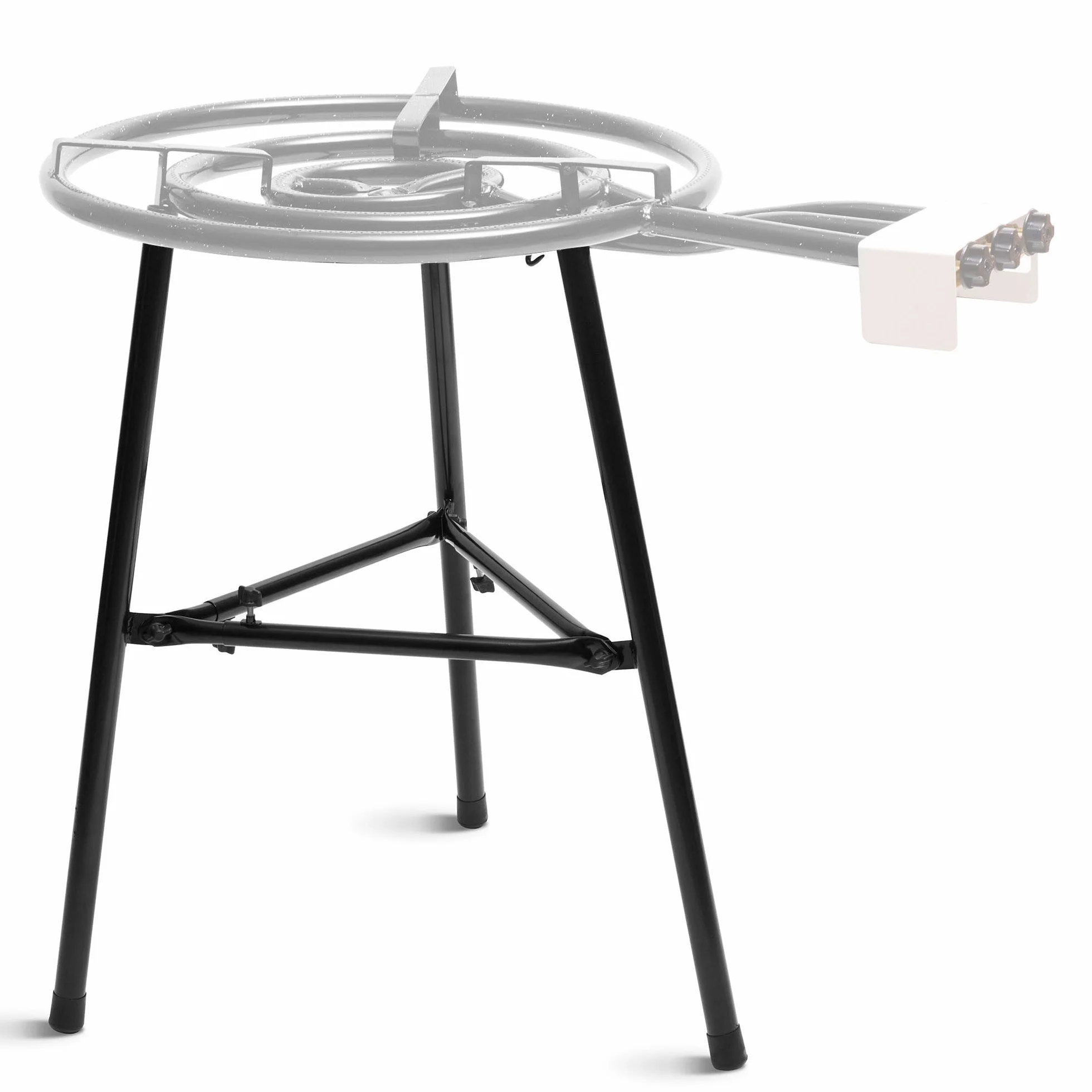 Briebe Support pour Brûleur à Gaz 3 Pieds, Trépied Robuste pour Paella 35-70 cm, Jusqu'à 200 kg