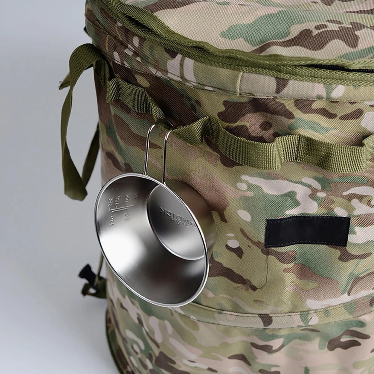 Sac à DéChets de Jardin,Poubelle de Camping,Grand Sac Pliable et Robuste avec PoignéEs,Poubelle RéUtilisable pour Feuilles,Ordures,Jouets,IdéAl Pour Le Jardinage,La RandonnéE(Black Forest)