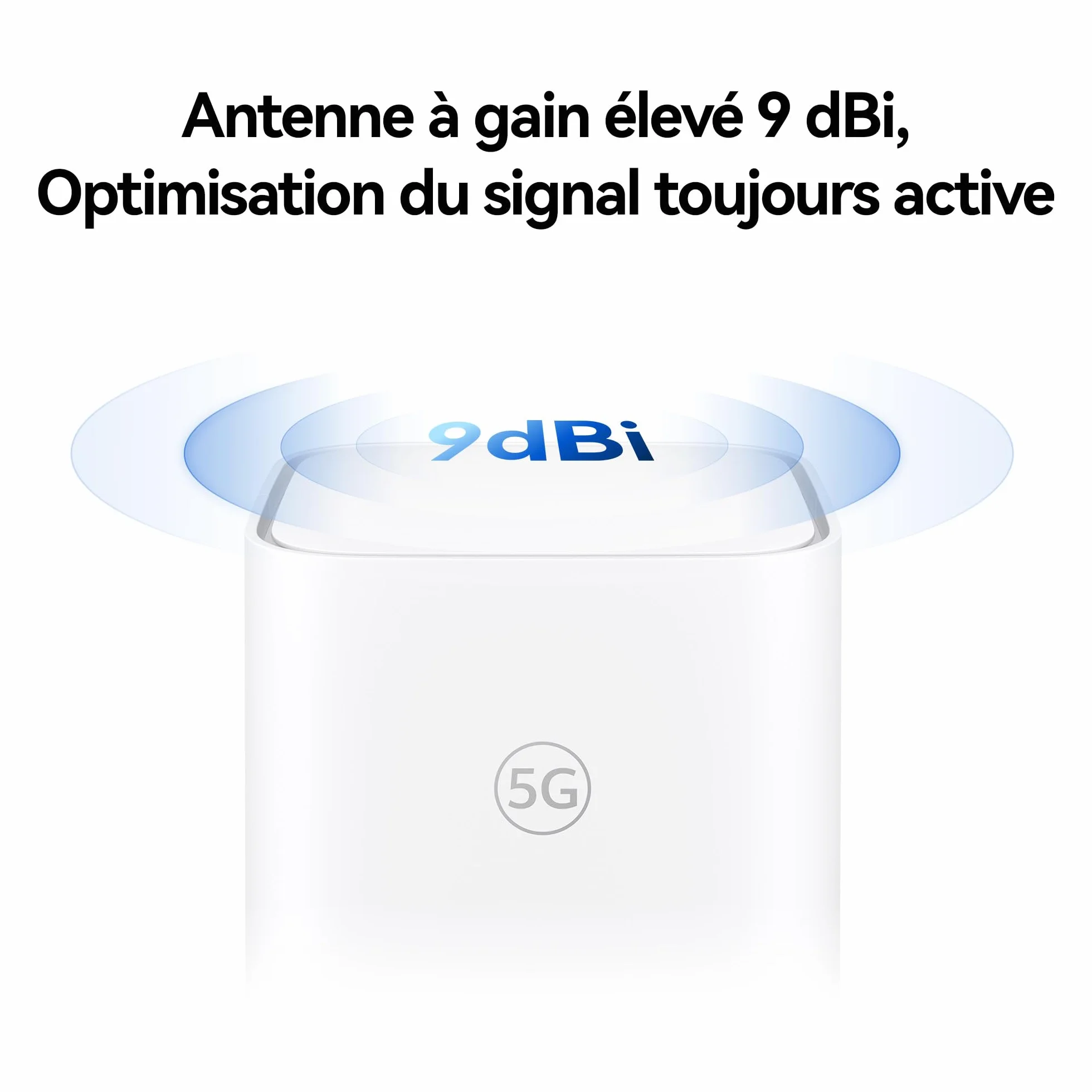 Routeur 5G CPE 5s H153 Wi-Fi 6 AX3000 3600 Mbit/s Antenne 9 dBi LAN/WAN