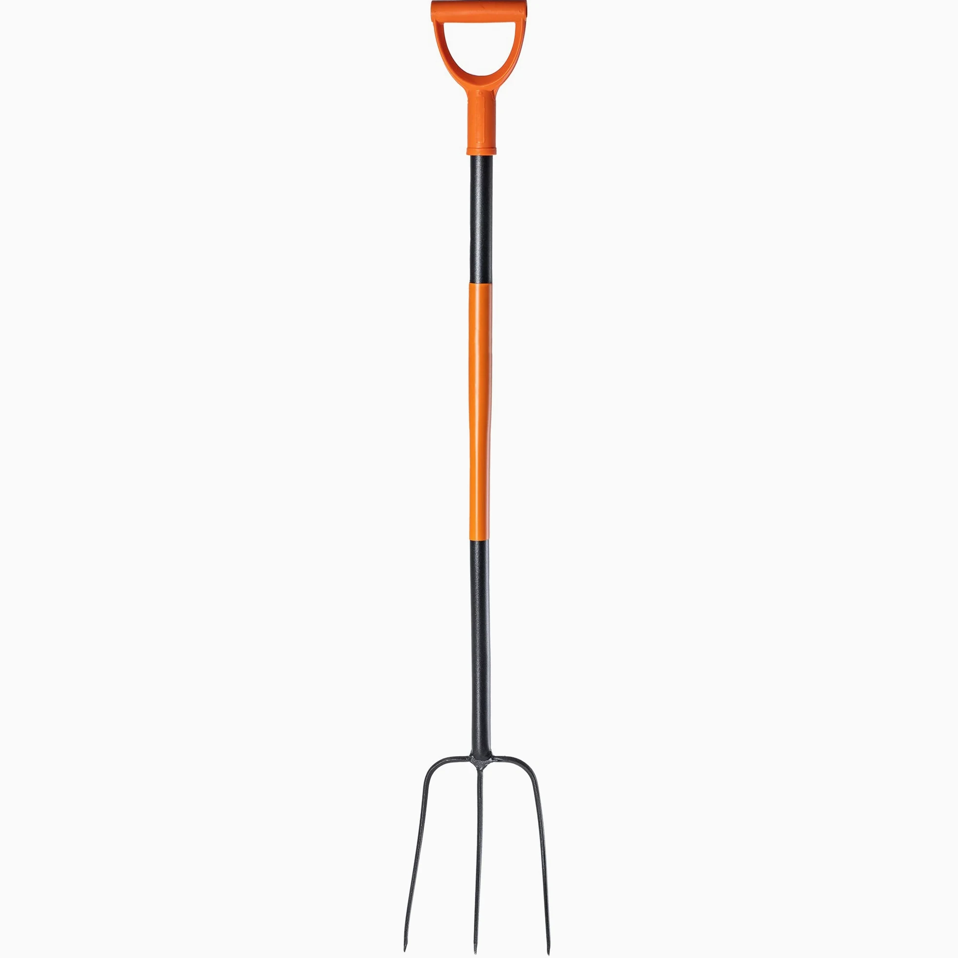 KADAX Fourche à bêcher en Acier, Fourche Longue de 135 cm, Fourche à Foin, Fourche à bêcher pour bêcher, Fourche de Jardin Ergonomique, Fourche à fumier, Fourche avec poignée en D, Fourche de Jardin