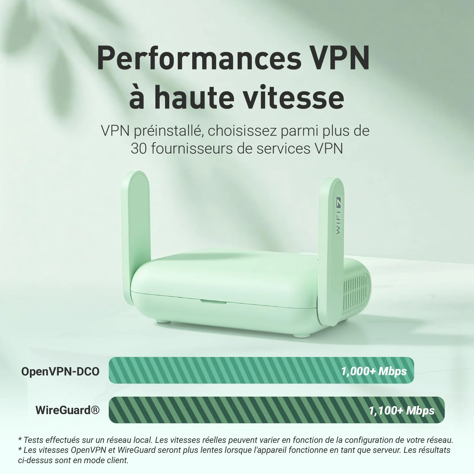 GL.iNet GL-MT3600BE Beryl 7 Routeur de Voyage Wi-Fi 7 Mini Routeur Portable Double Port 2.5G Gateway VPN Sécurisé WPA3 IPv6