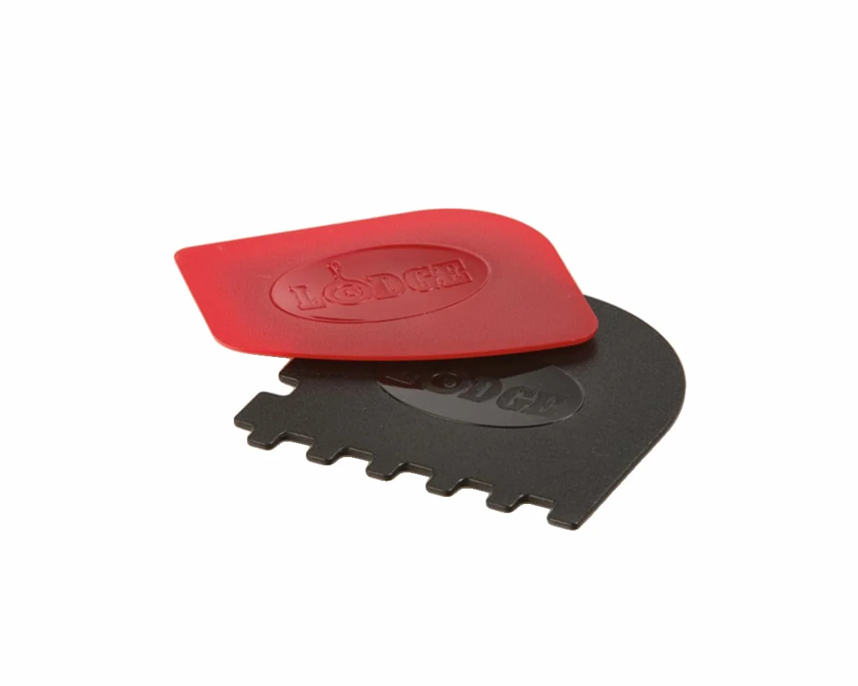 Lodge Lot de 2 grattoirs de nettoyage pour poêles en fonte