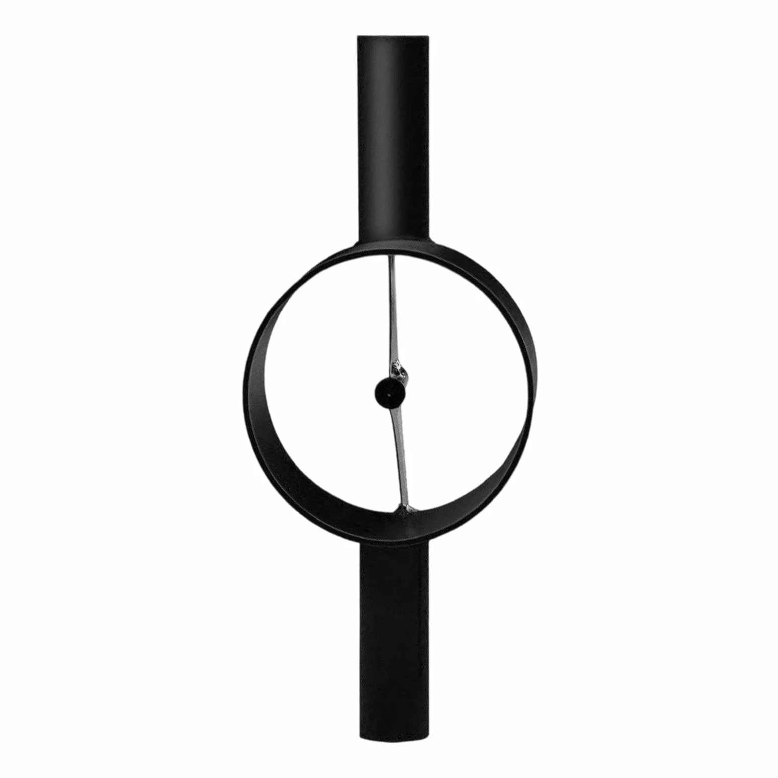 Fendeur à Bambou Manuel en Acier, Séparateur de Bambou Robuste avec Manche Allongé, Outil de Fendage Efficace pour Artisanat, Vannerie et Projets DIY (Noir, 2 Coupes)