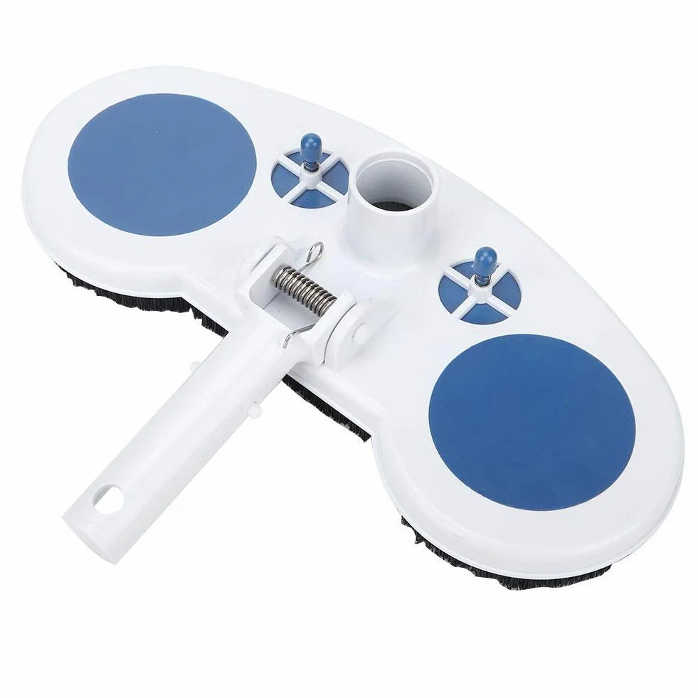 Filfeel Brosse de Nettoyage de Piscine 13 Pouces Kit Professionnel avec Tête d'Aspiration