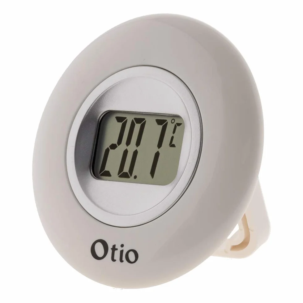 Thermomètre intérieur LCD blanc Otio