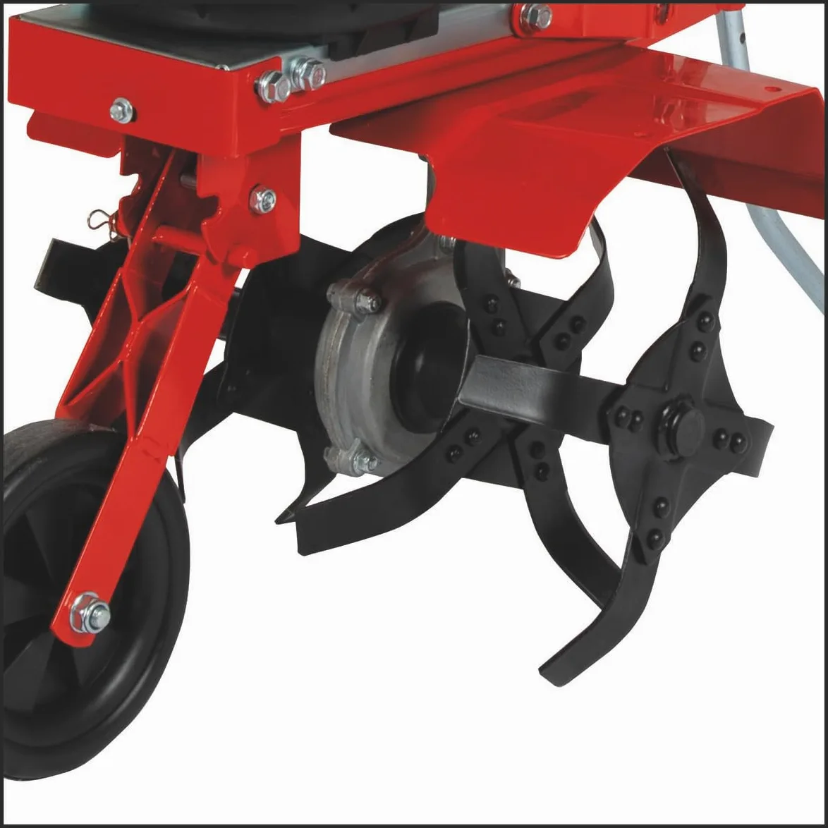Einhell Motobineuse avec moteur à couple Gc-Mt 2536 (2,5 kW, réservoir de 1,2 l, moteur à quatre temps, mono-cylindre, éperon réglable en hauteur, blocage des lames, poignée réglable)