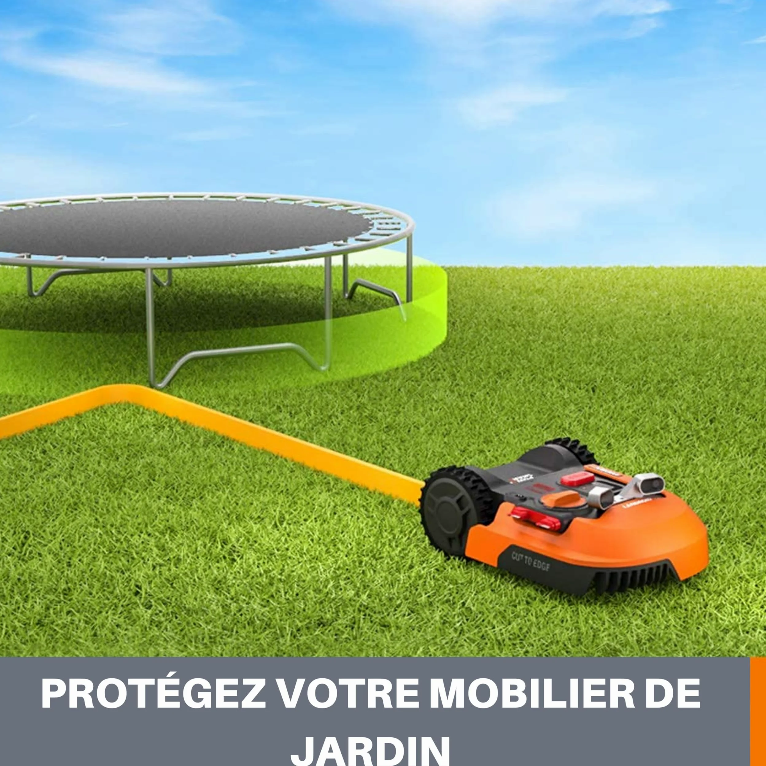 WORX Module Off Limits WA0863 pour Robots Landroid | Crée facilement des zones interdites sans modifier le câble périphérique, installation rapide