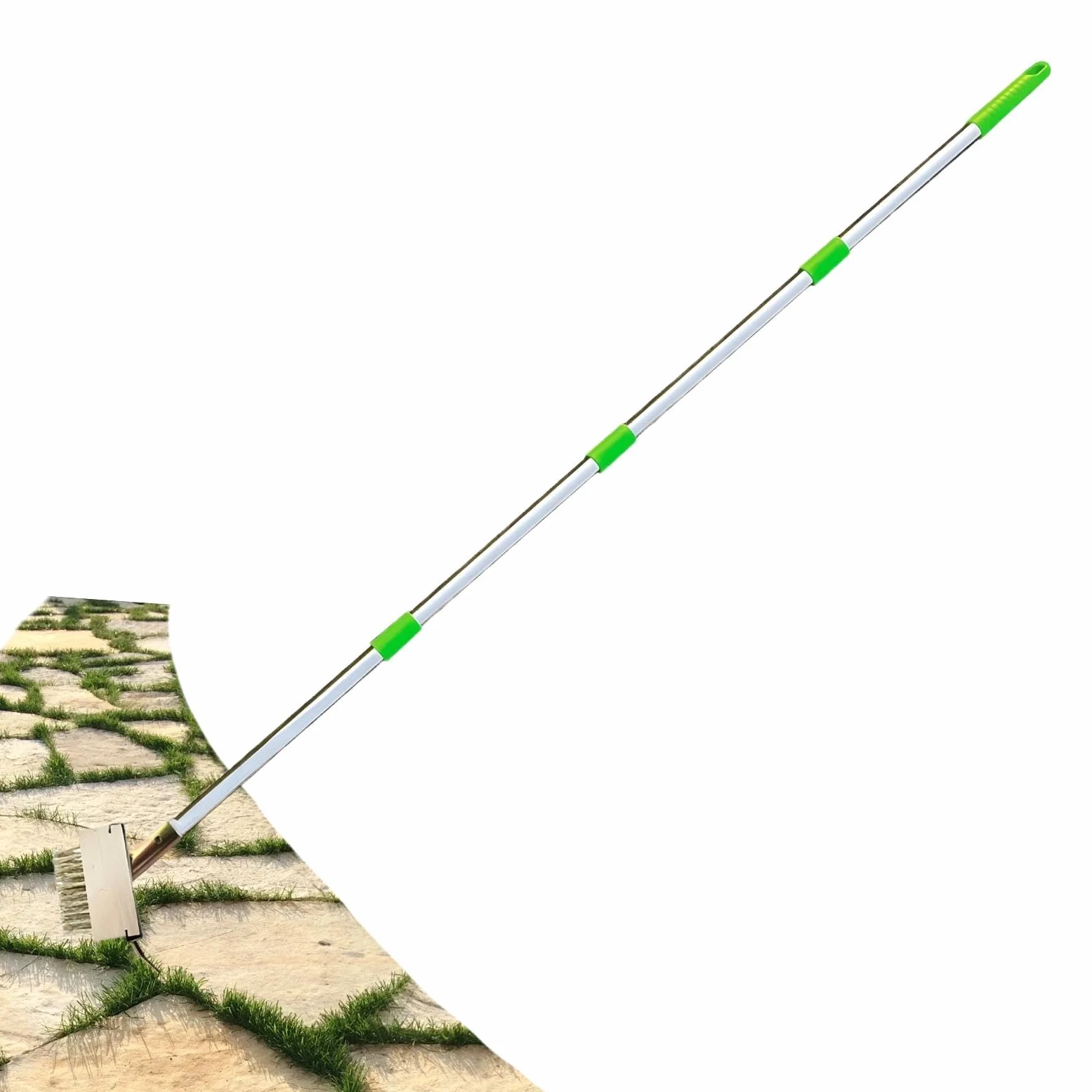 Extracteur d' , outil de nettoyage de joints haute performance, mousse et | Grattoir à herbe, outil de désherbage de jardin pour terrasse, patio, trottoir, allée, nettoyage de pavés en béton, long