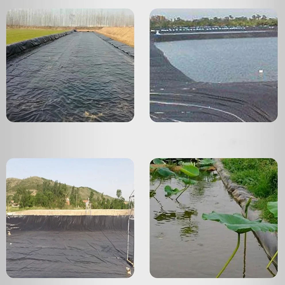Bâche pour bassin - 6 × 9 m - Épaisseur : 0,2 mm - Idéale pour les petits étangs, les bassins à poissons, les ruisseaux, les fontaines, les jardins, les piscines, les membranes et les sous-sols -