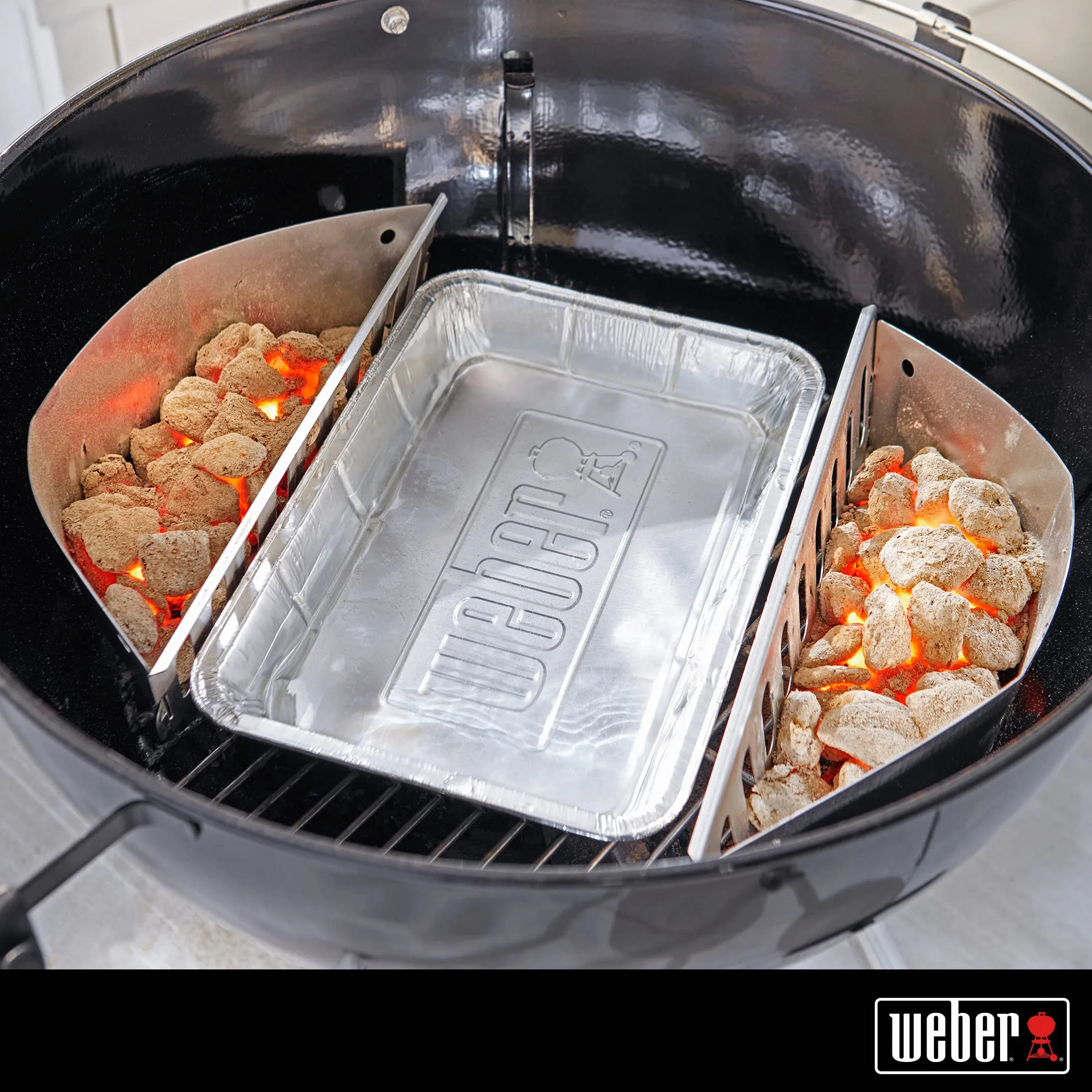 Weber Lèchefrites Grand 33 x 23 x 4 cm Aluminium Argent