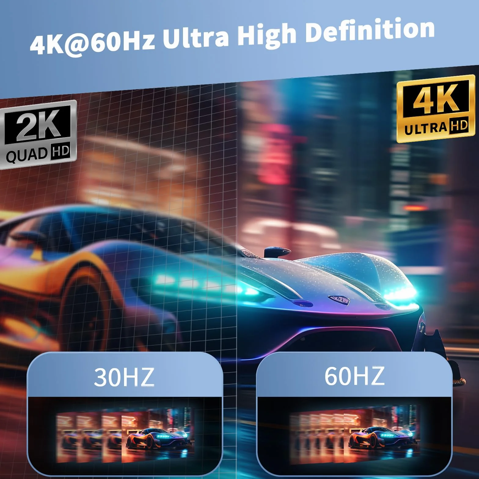 Adaptador USB C a HDMI 4K@60Hz, USB 3.0, 100W PD Carga Rápida, Hub Tipo C para MacBook Pro/Air, iPad Pro, Samsung