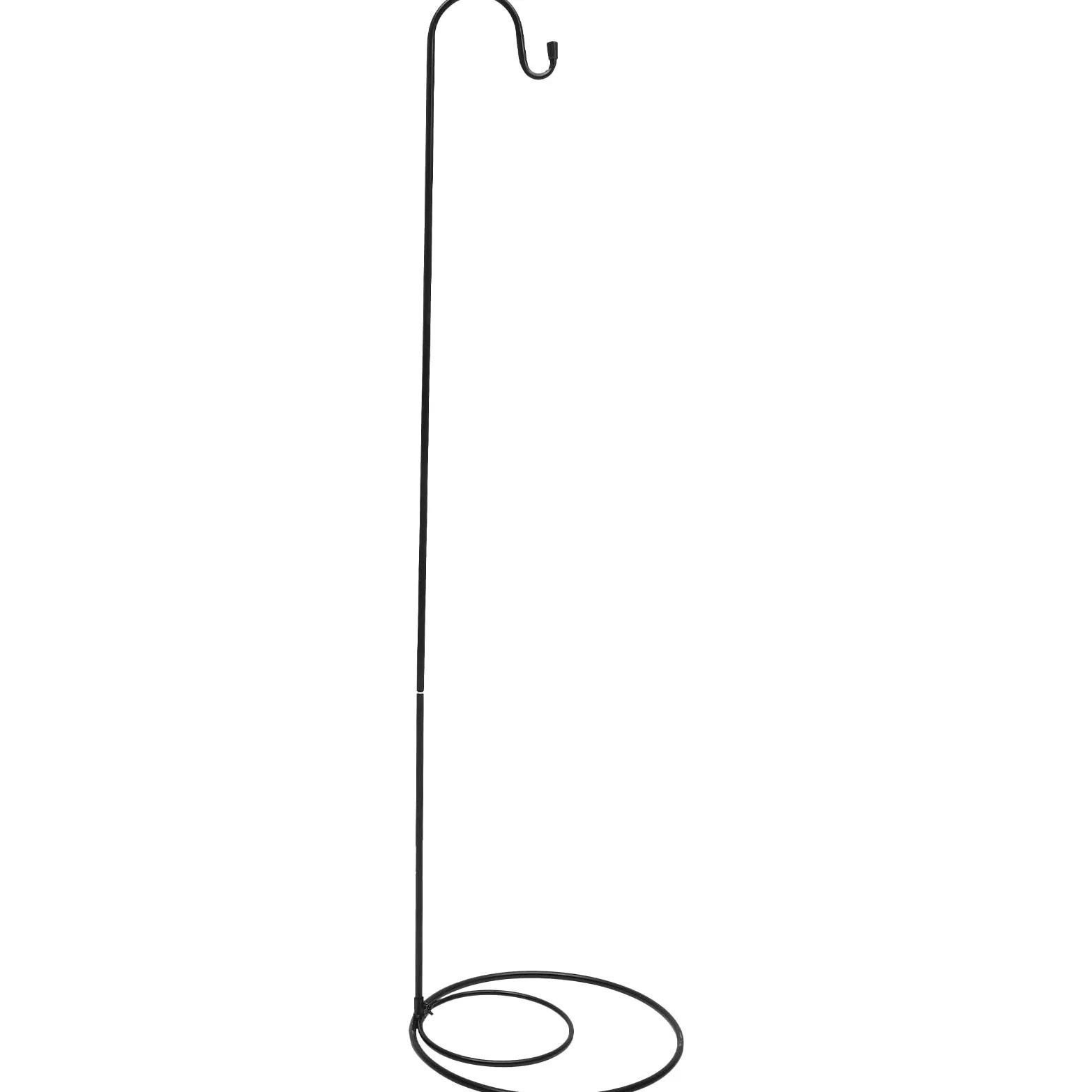 Crochet en Fer Noir Anti-rouille pour Jardin Extérieur, Installation Solide et Multi-usage, Support pour Lanternes Solaires et Pots de Fleurs Cour ou Parc