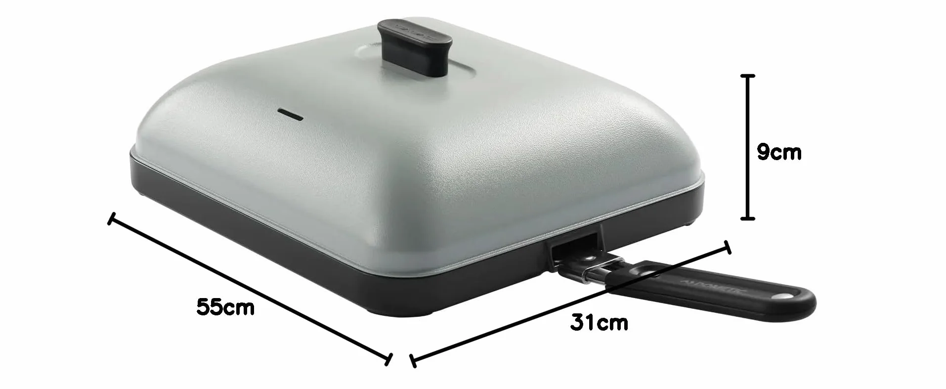 CADAC Gril de table Barbecue 2 Cook 3 Turbo Deluxe 30mBar Noir