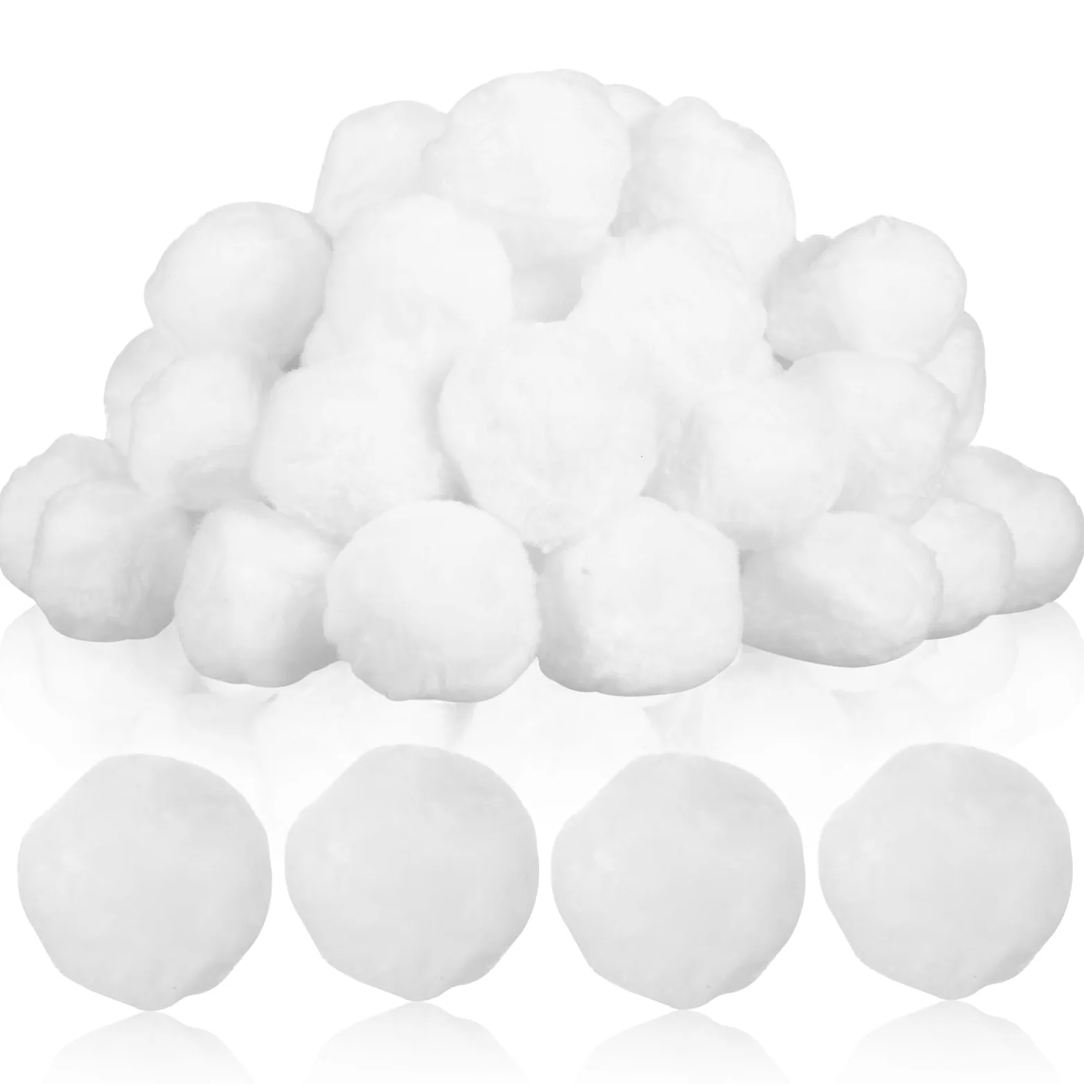 UKCOCO Boules Filtrantes pour Aquarium, Filtration, 1 Pack | Usage Polyvalent, Stable, Conditionnement sous Vide, pour Bassins et Aquariums