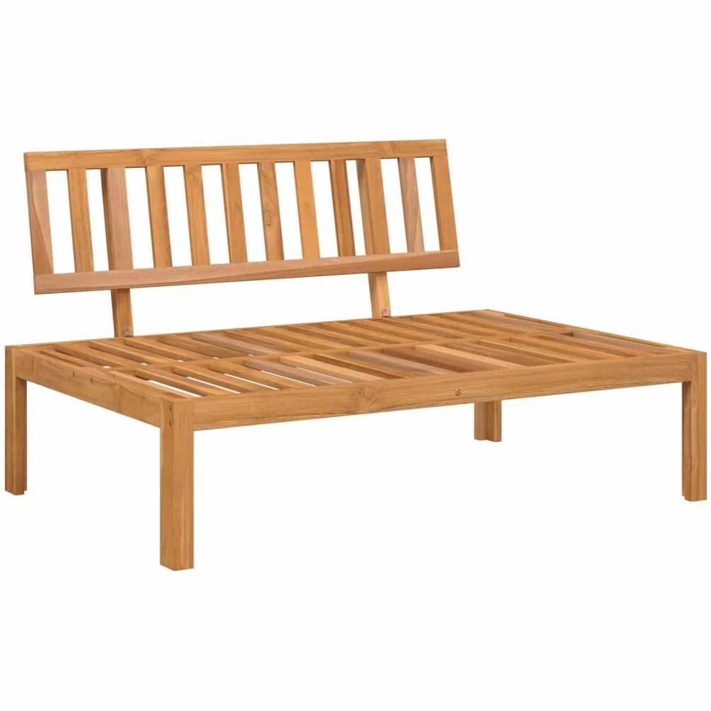 Canapé central palette de jardin bois massif d acacia
