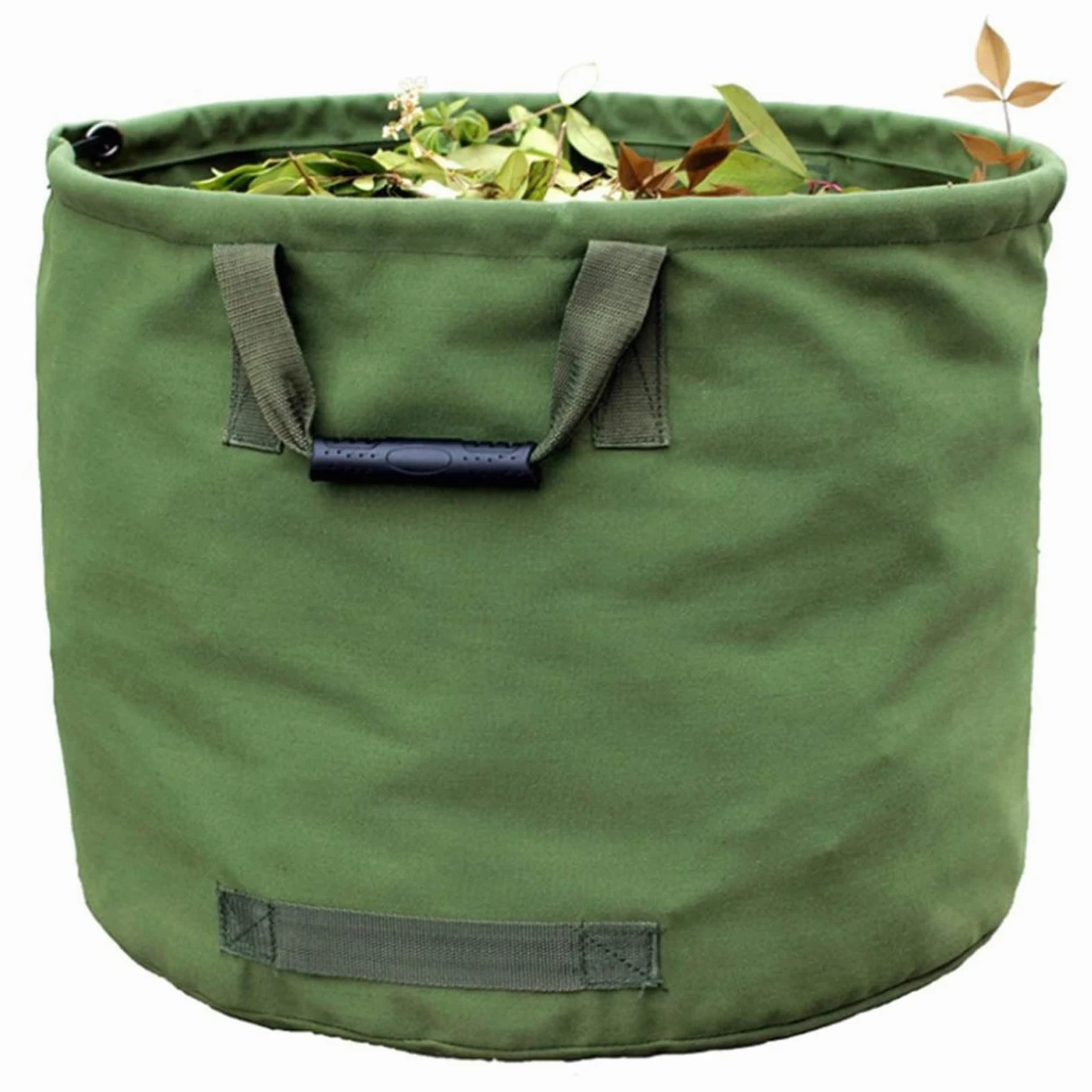 Poubelle de jardin en tissu Oxford 600d imperméable de tissu d'Oxford Can Sac de rangement for la fleur de plante sac à ordures avec 4 poignées réutilisables jardin de jardinage de jardin de jardin