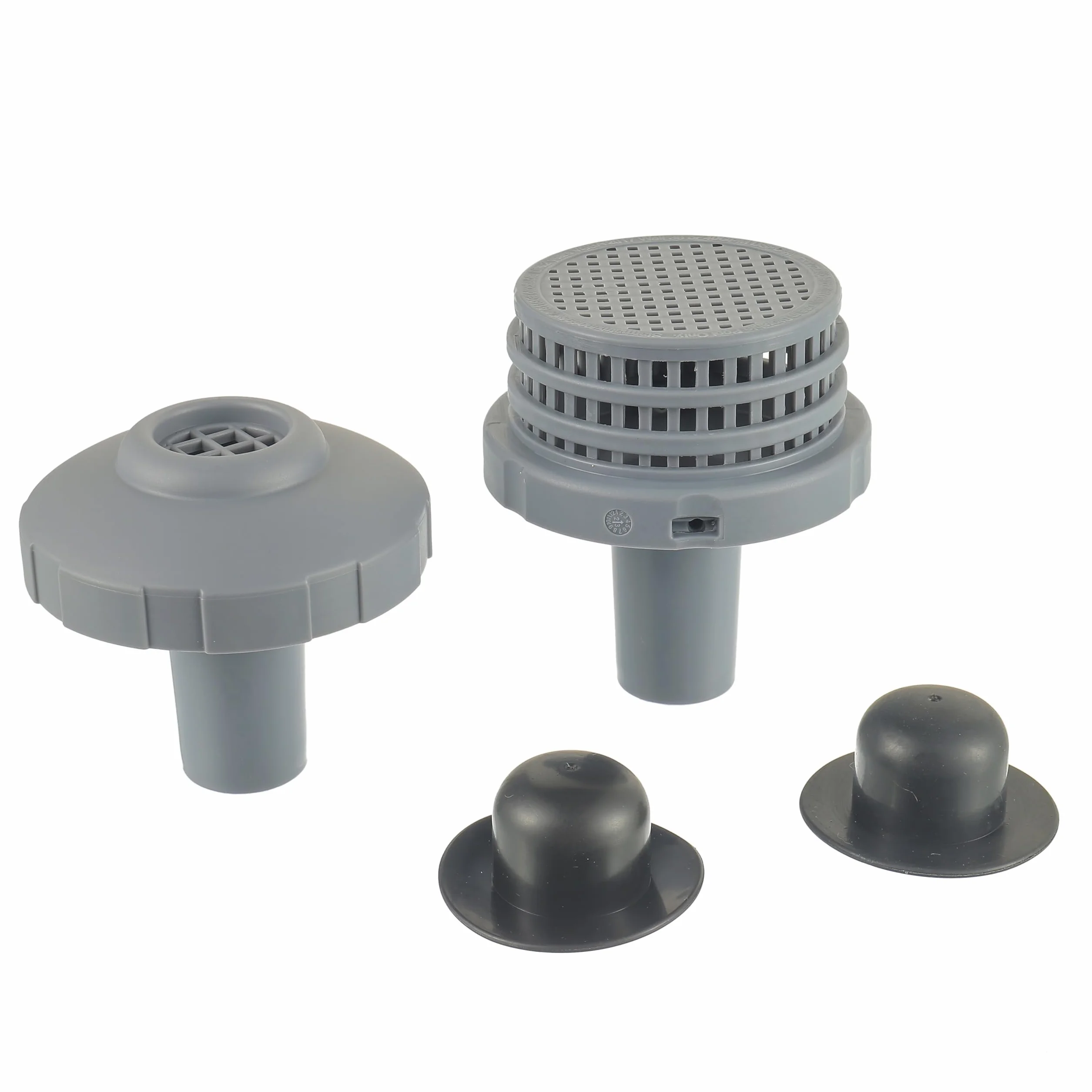 Kit de Raccordement pour Piscine Ø 32 mm – Crépines, Filtre de Sortie et Buse d'Entrée Hors Sol