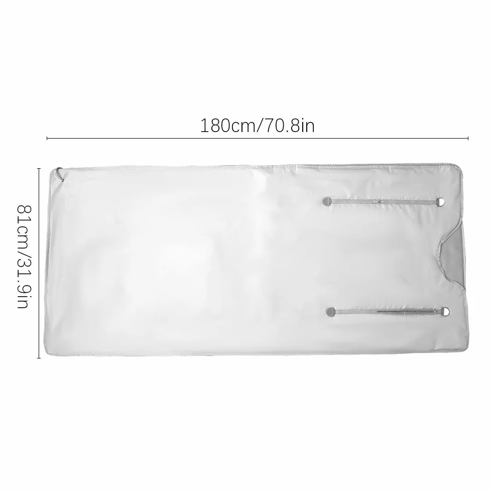 Couverture Sauna Infrarouge 650 W Oxford avec Fermetures éclair et Télécommande