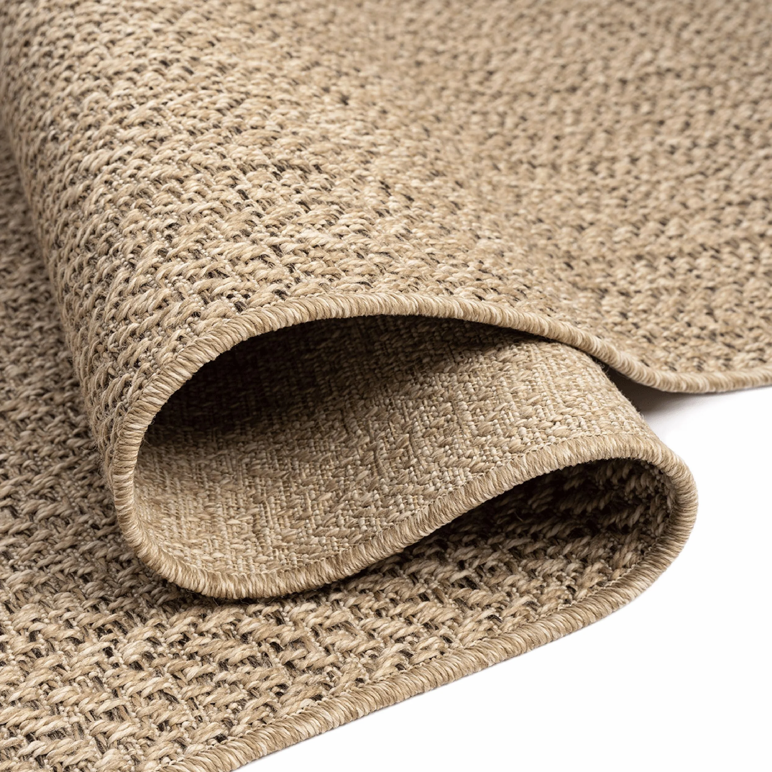 Teppich-Traum Extérieur Moderne Robuste Aspect Jute résistant aux intempéries Balcon Jardin terrasse 160x230 cm