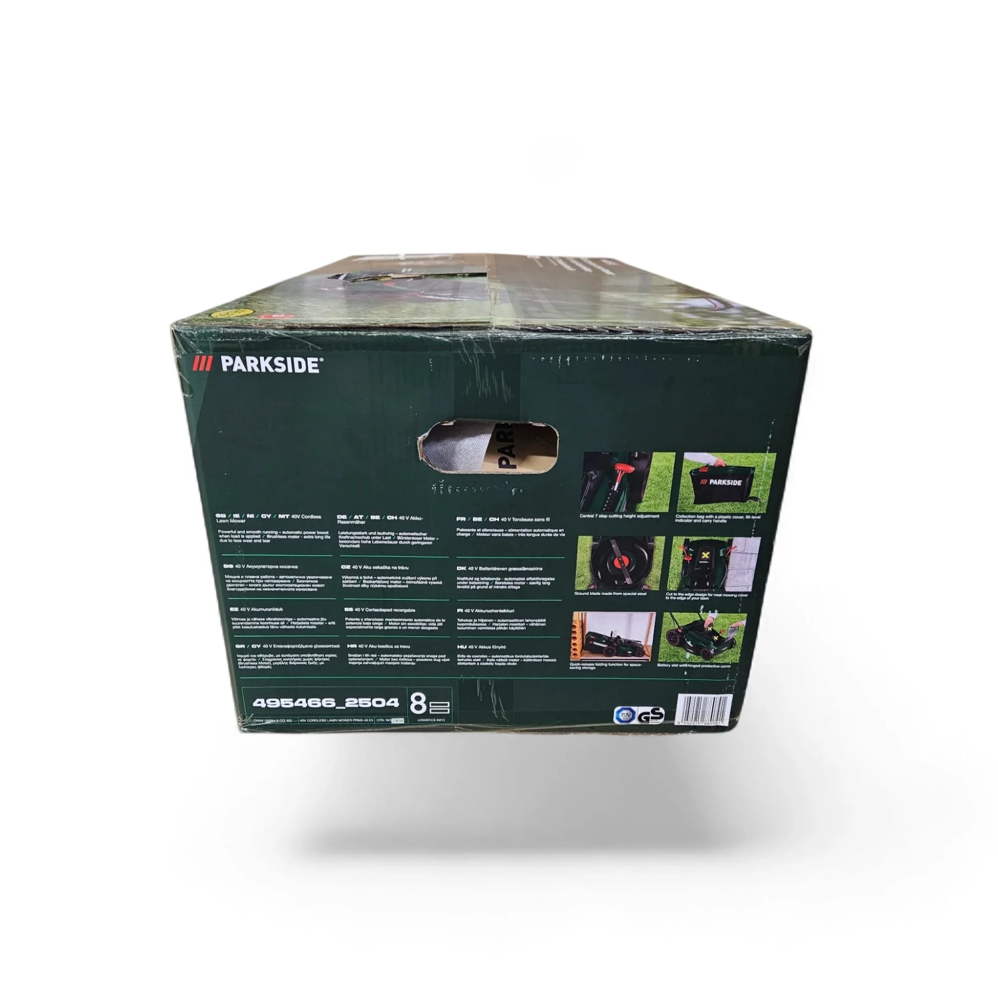 Park Side PRMA 40-Li B3 Tondeuse à Gazon sans Fil 40 V, Vert