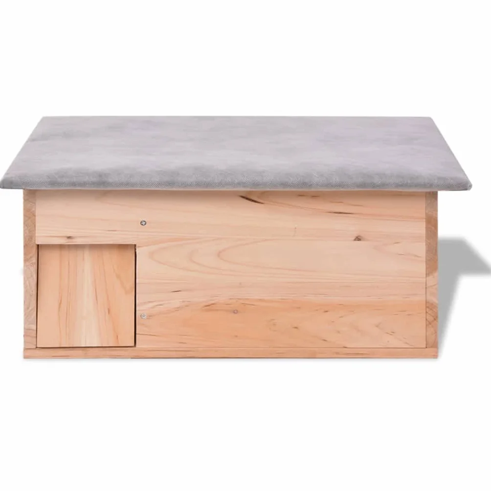 vidaXL Cabane pour Hérisson Bois de Sapin Jardin