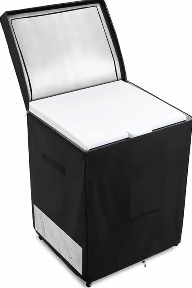 Housse de Réfrigérateur Extérieur Oxford 210D Noir 55.88 x 63.5 cm