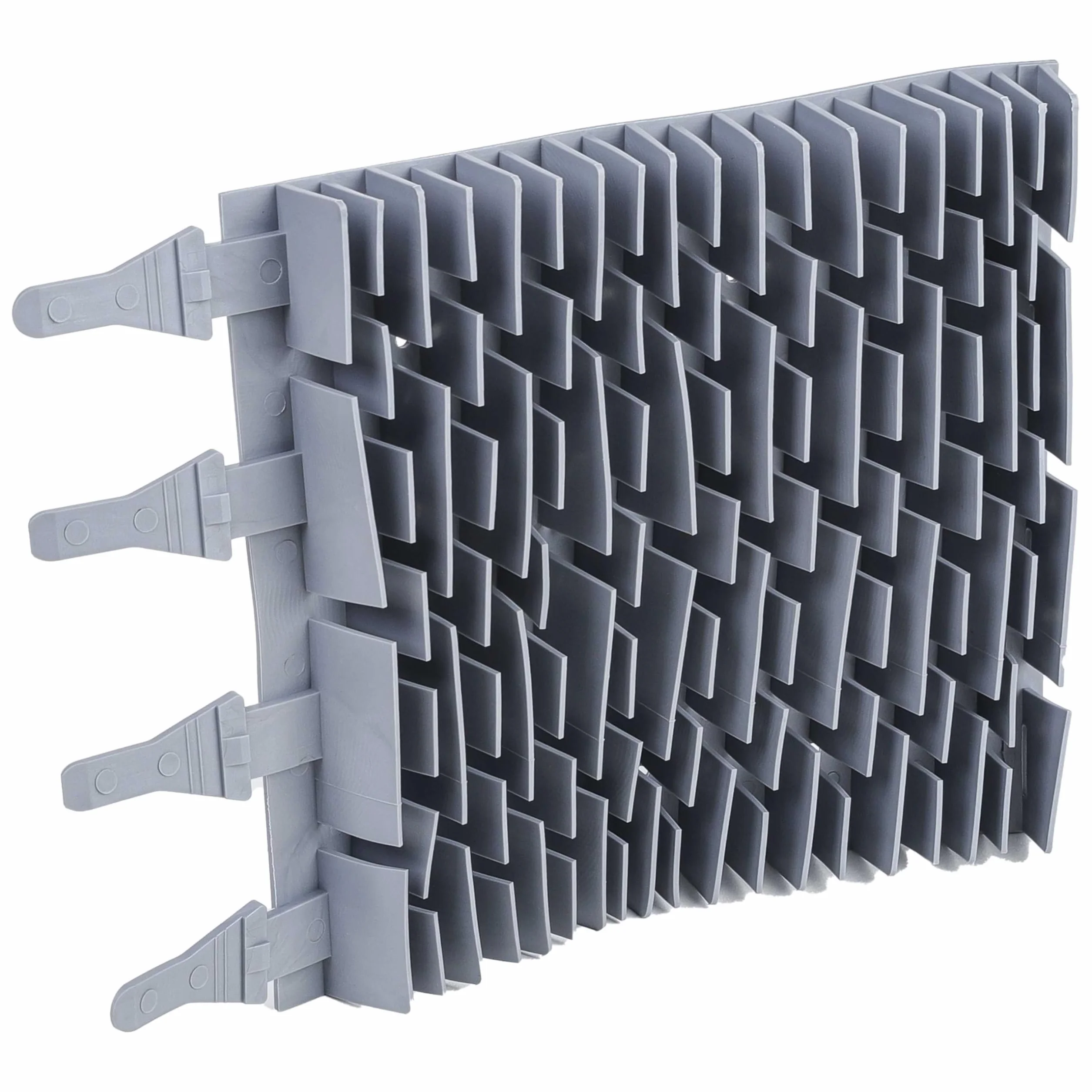 vhbw Brosse Compatible Zodiac RG3200 OT3290 Robot Piscine Caoutchouc 24,7x18x2,8 cm