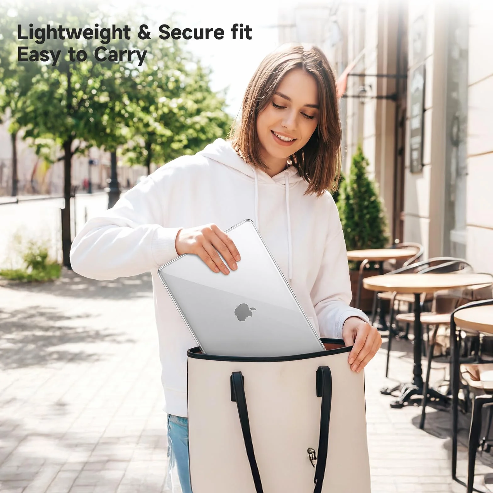 Coque Compatible MacBook Neo A18 Pro A3404 13 Pouces 2026, Étui Protection Rigide Brillante Transparente