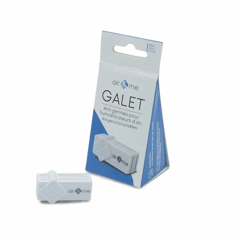 Air&Me GALET Anti-Germes Compatible Tous Modèles d'Humidificateurs - Efficace Jusqu'à 6 Mois