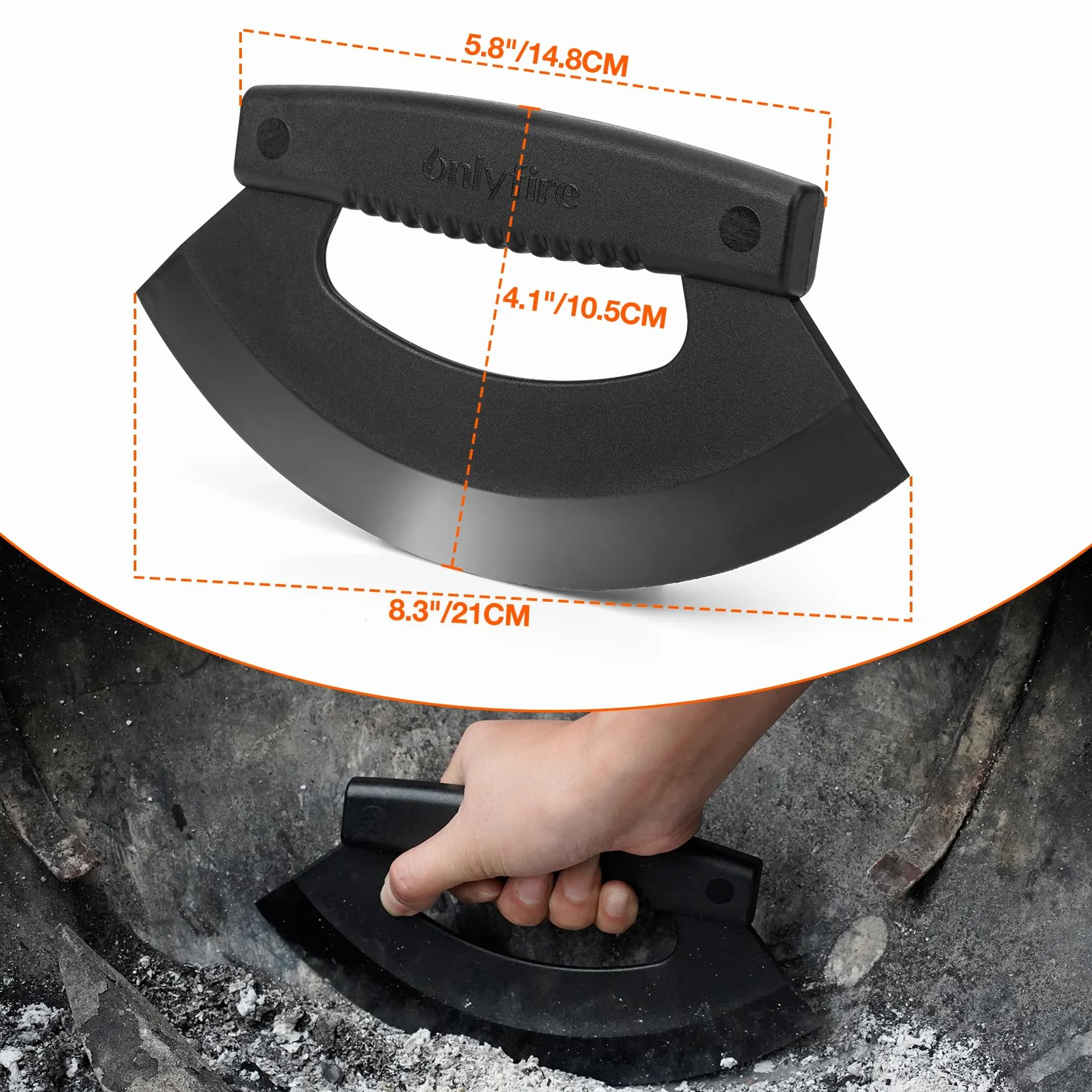 Grattoir de Nettoyage Onlyfire pour Weber Kettle BBQ Charbon 47/57/67 cm