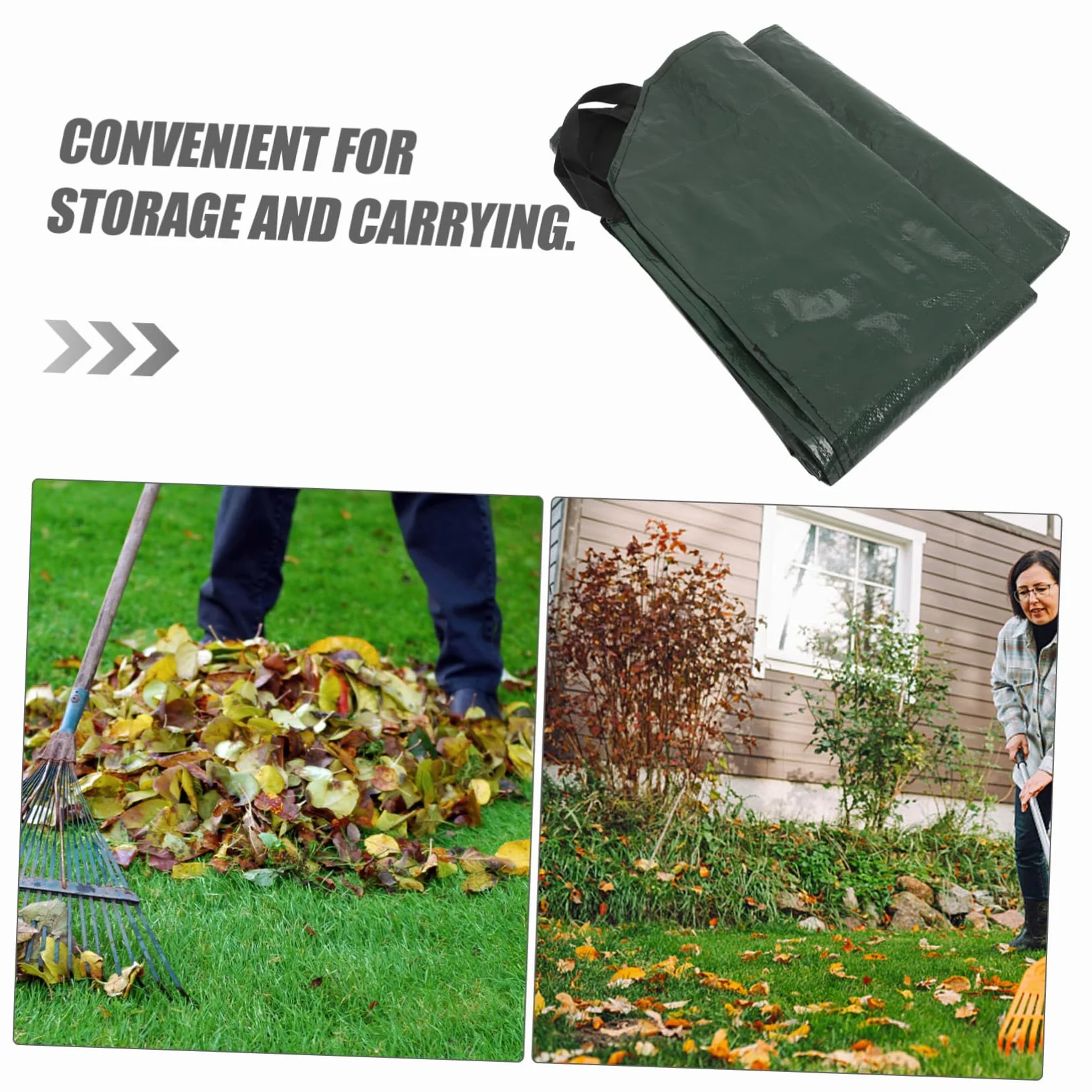 Toyvian de Collecte de Réutilisable et Pliable pour Jardin Pratique pour Débris et Déchets Verts pour Entretien de Pelouse et