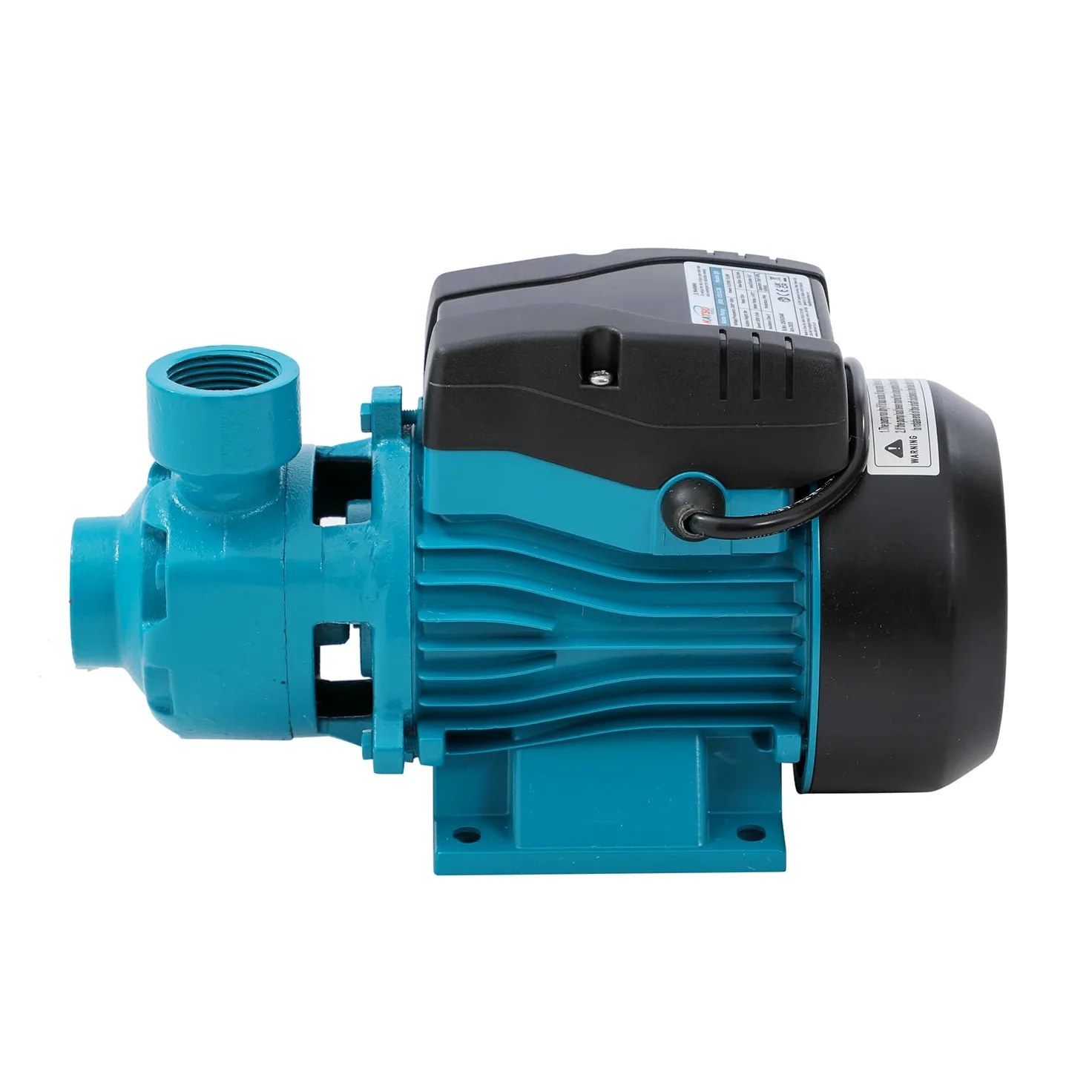 KATSU Pompe à Eau Périphérique Centrifuge électrique Industriel 1/2 HP 220V pour Eau Propre, Adaptée au Réservoir de Ferme de Jardin d'étang Maison 151112