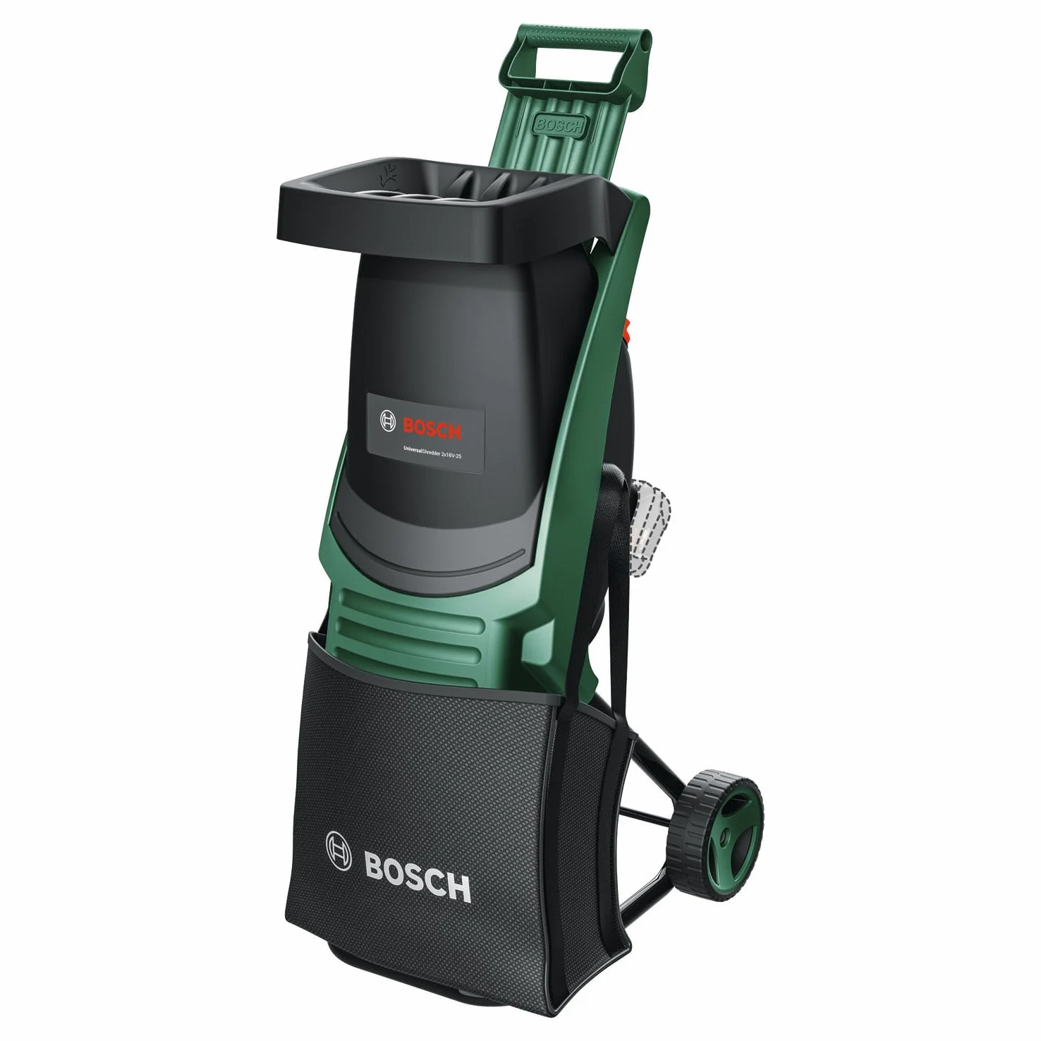 Bosch Broyeur sans fil UniversalShredder 2x18V-25 sans batt./chargeur | lames réversibles, coupe des branches jusqu’à 25 mm, moteur Brushless, contrôle de vitesse OptiCut
