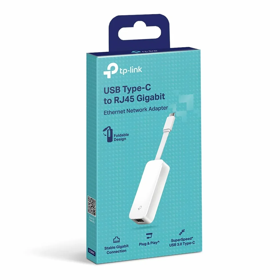 TP-Link Adaptateur USB C vers Ethernet Gigabit UE300C, RJ45 1Gbps