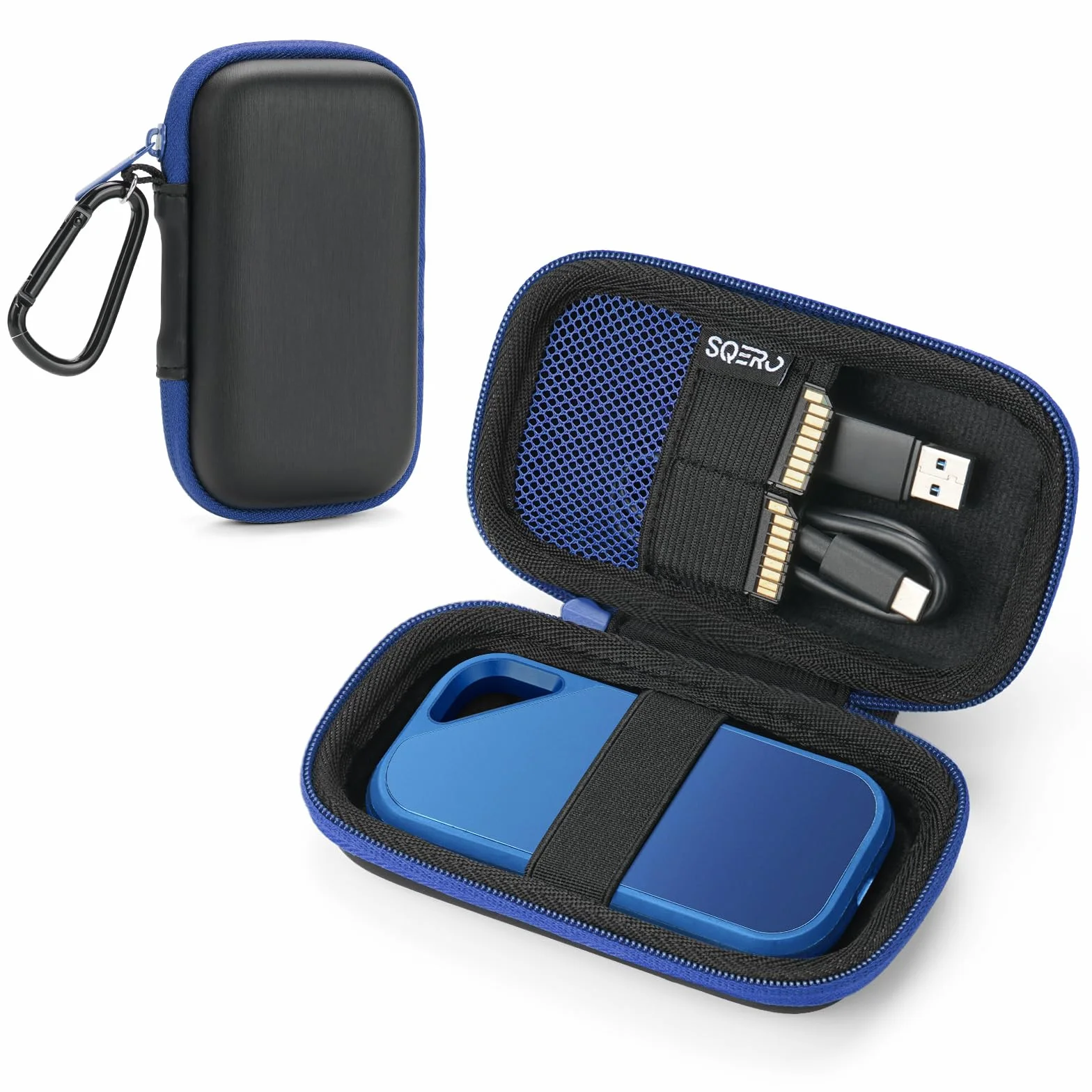 Étui de Protection pour SanDisk Portable/Extreme/Extreme Pro Disque Dur SSD Externe, Housse Coque de Transport Rigide